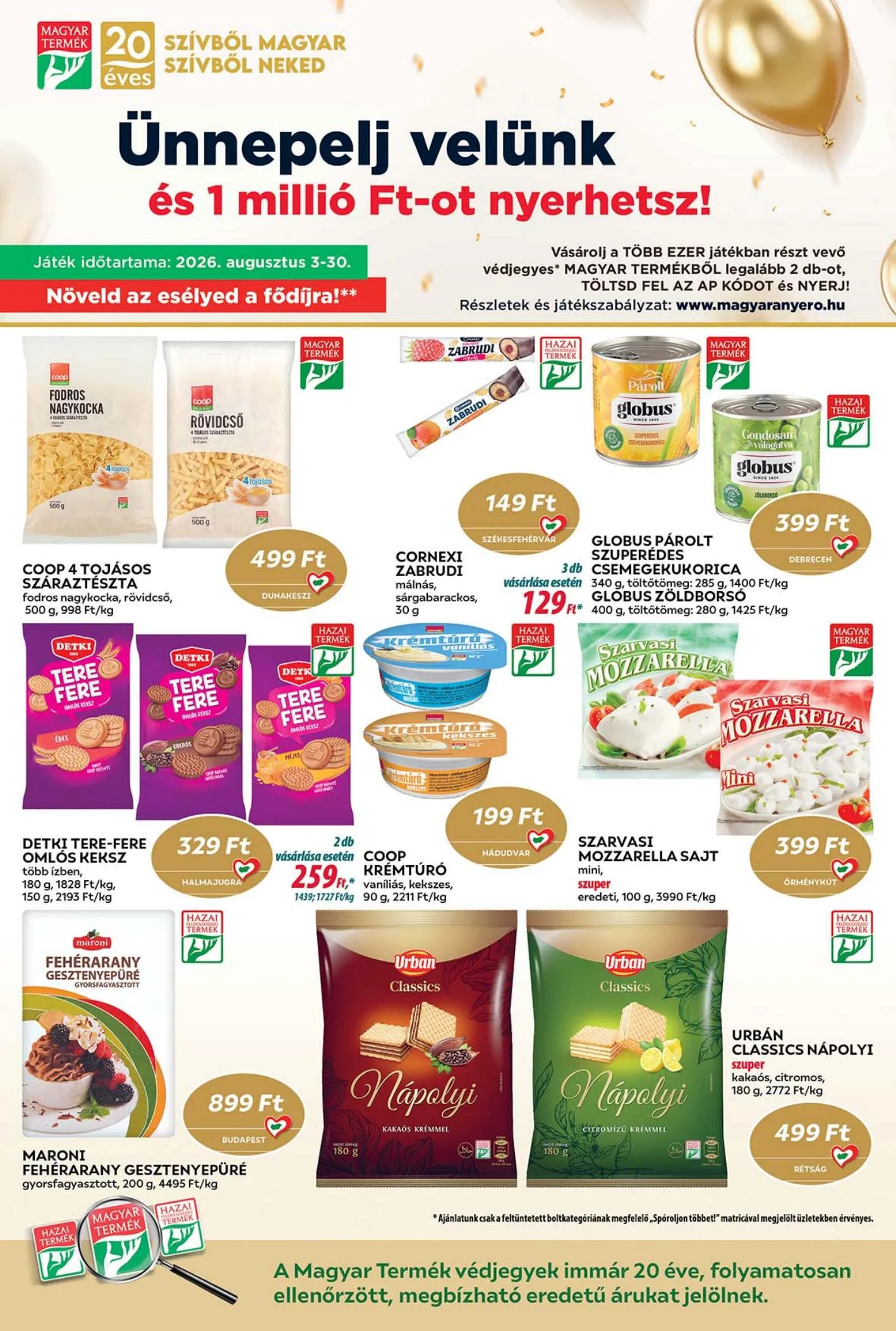 Coop akciós újság Tisza 08.13–08.19 – 6. oldal