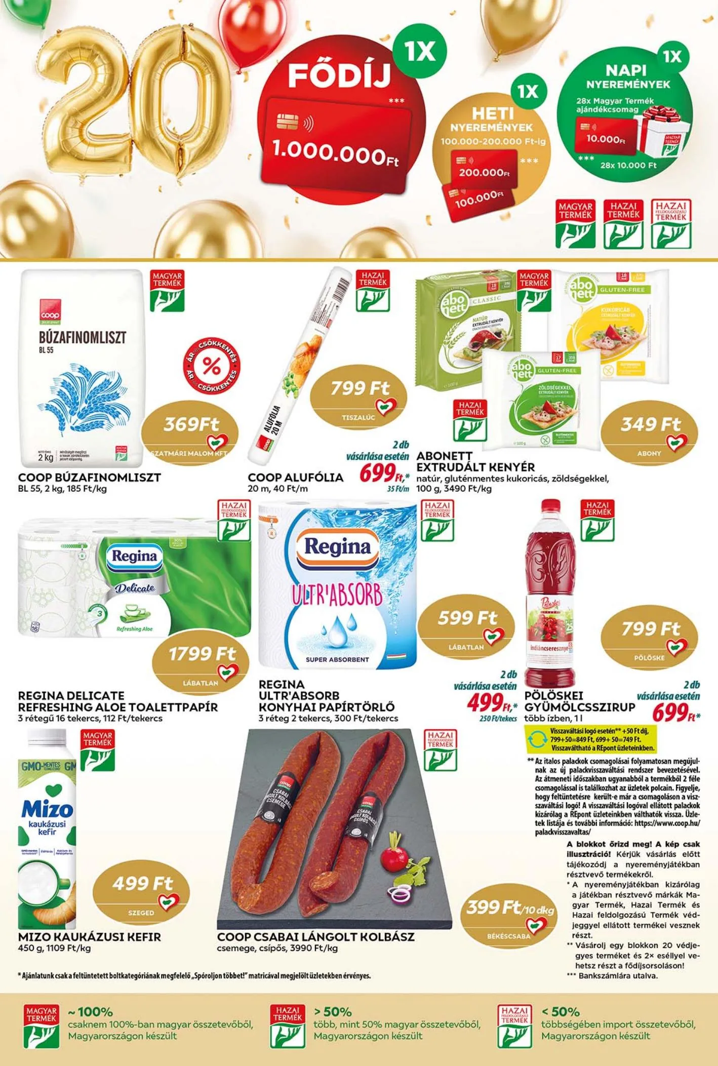 Coop akciós újság Tisza 08.13–08.19 – 7. oldal