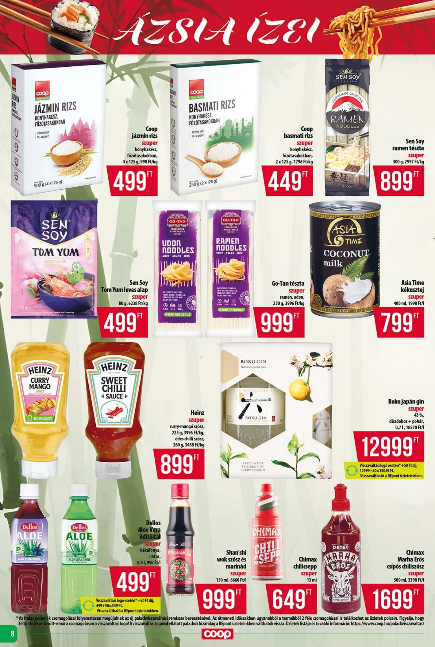 Coop akciós újság Tisza 08.13–08.19 – 8. oldal
