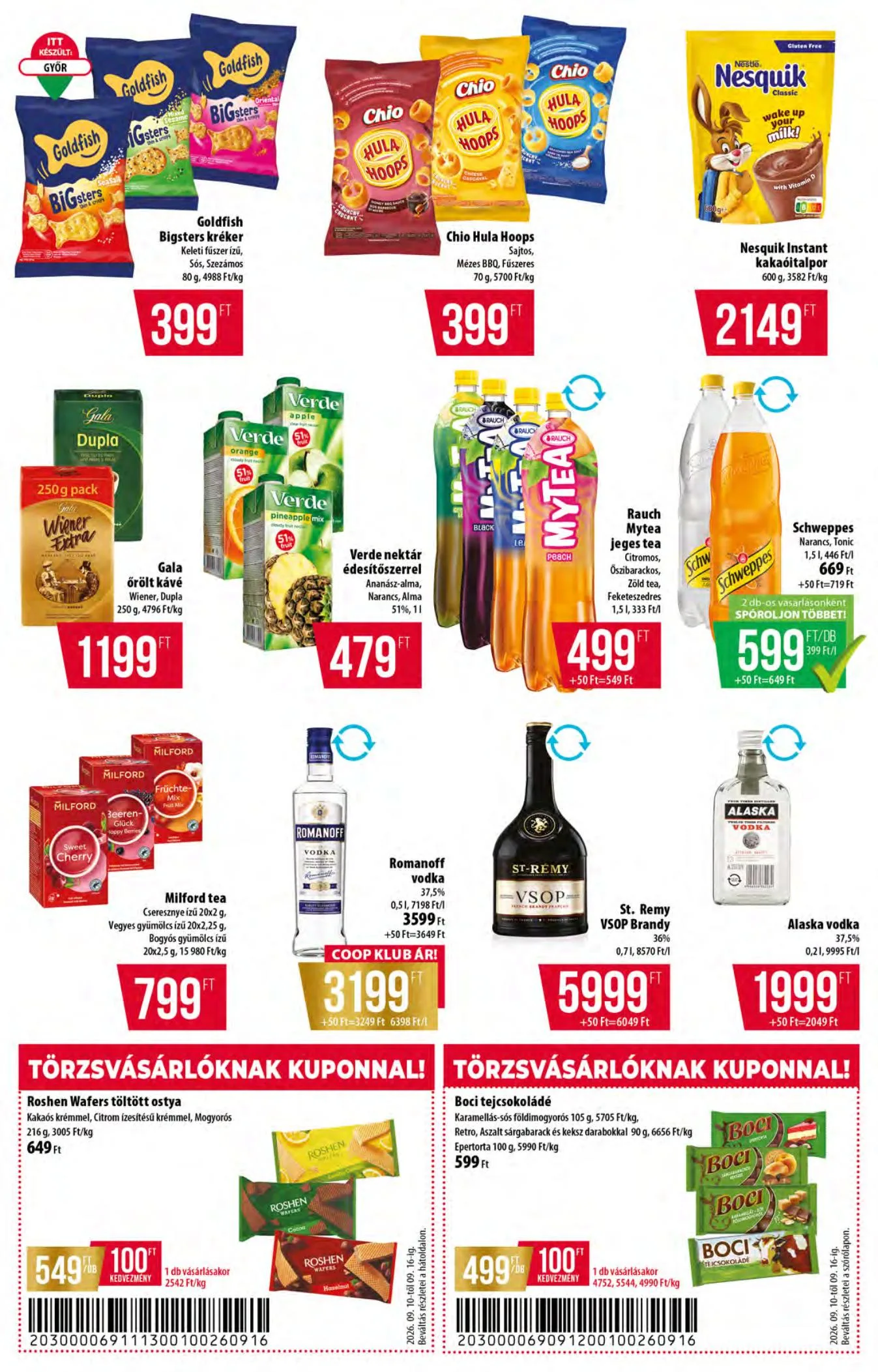 Coop akciós újság Tisza 09.10–09.16 – 14. oldal