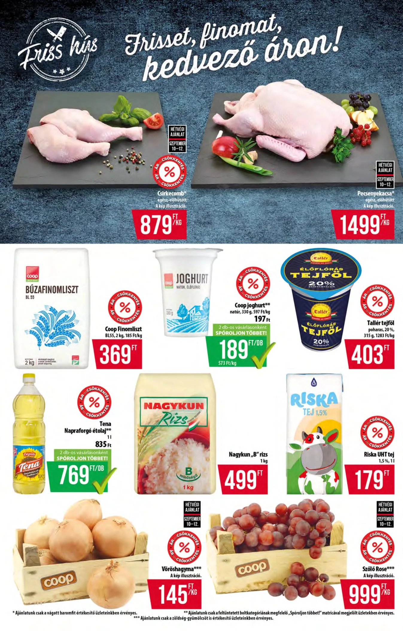 Coop akciós újság Tisza 09.10–09.16 – 3. oldal