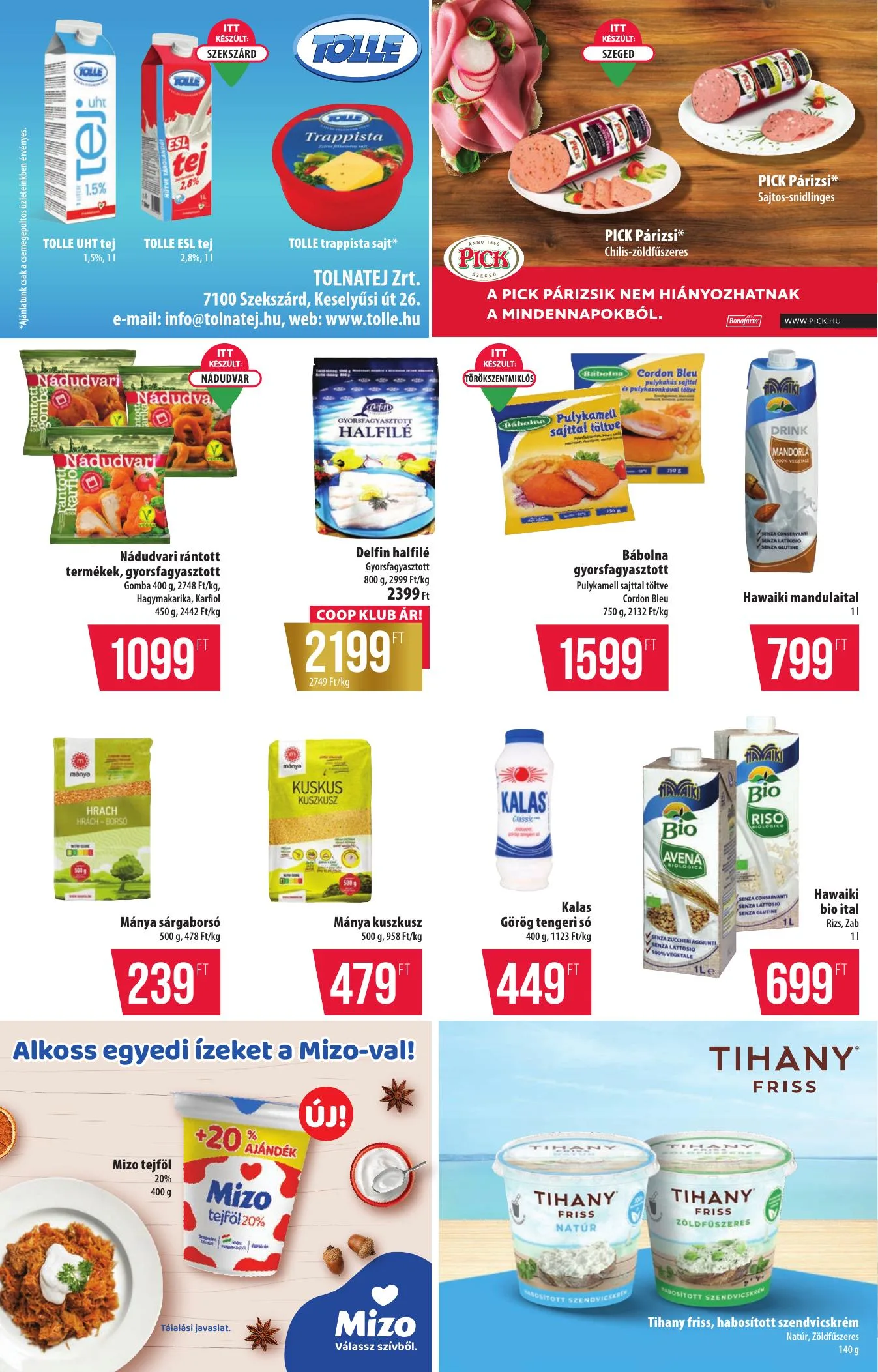 Coop akciós újság Tisza 10.01–10.07 – 4. oldal