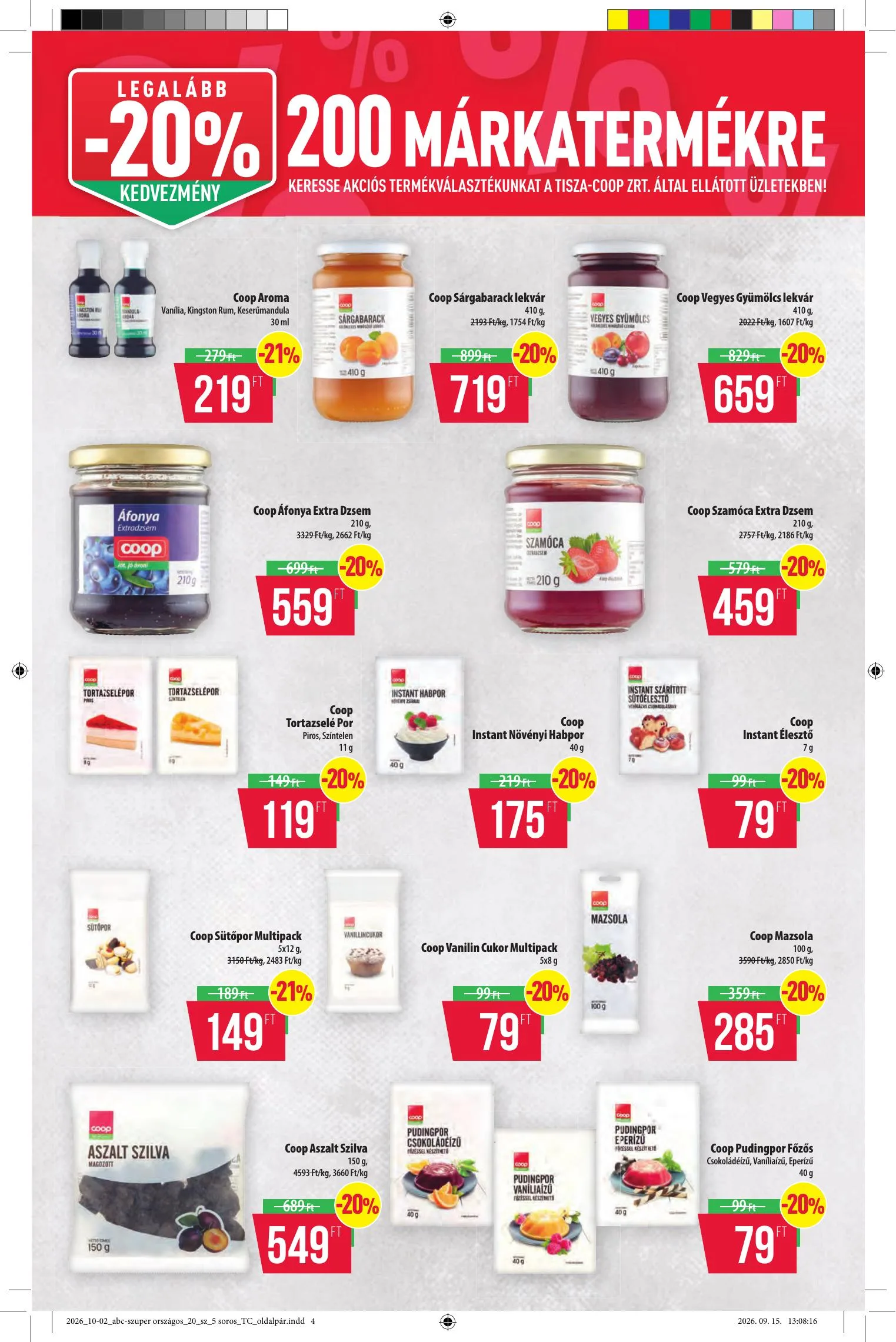 Coop akciós újság Tisza 10.08–10.14 – 11. oldal