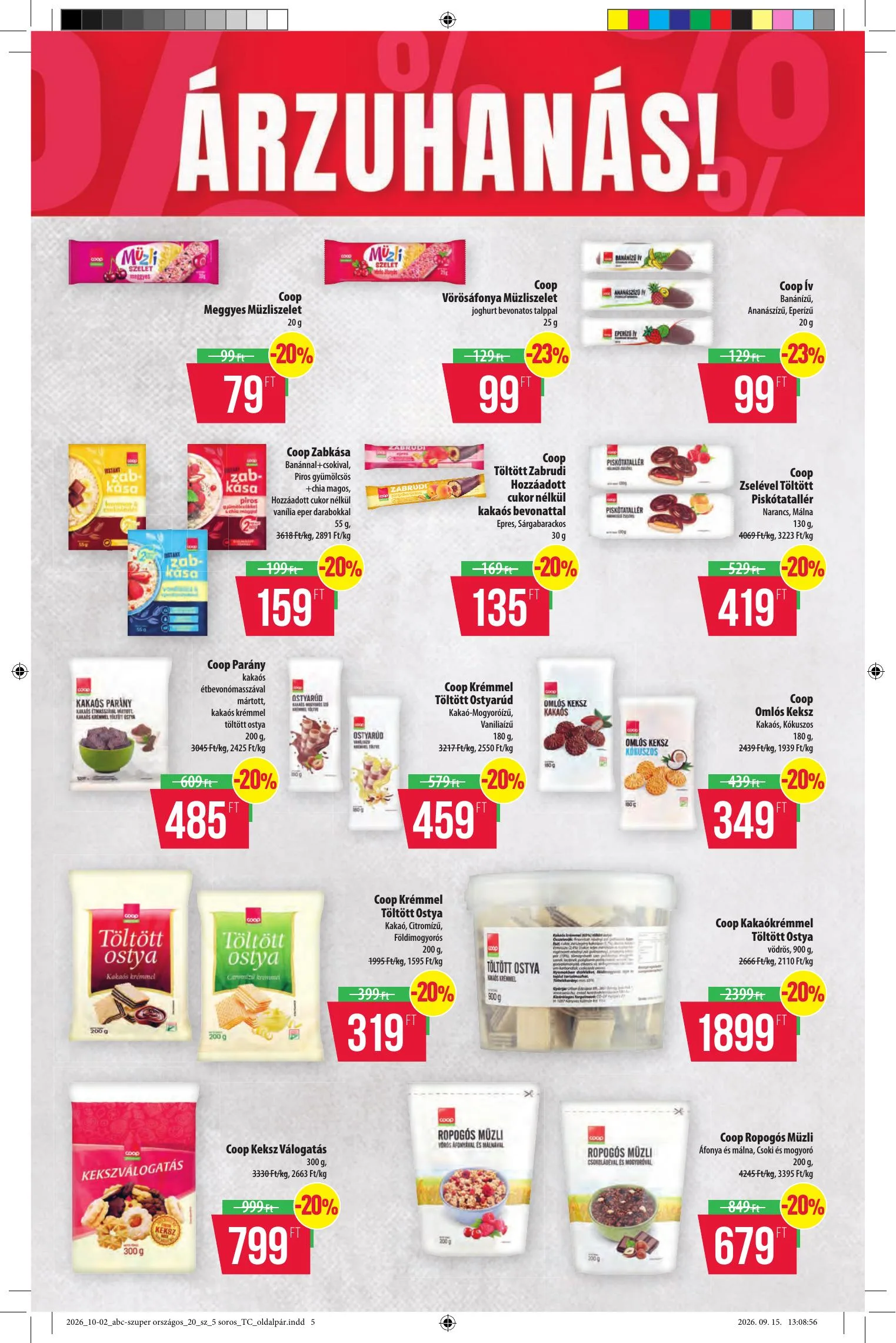 Coop akciós újság Tisza 10.08–10.14 – 12. oldal