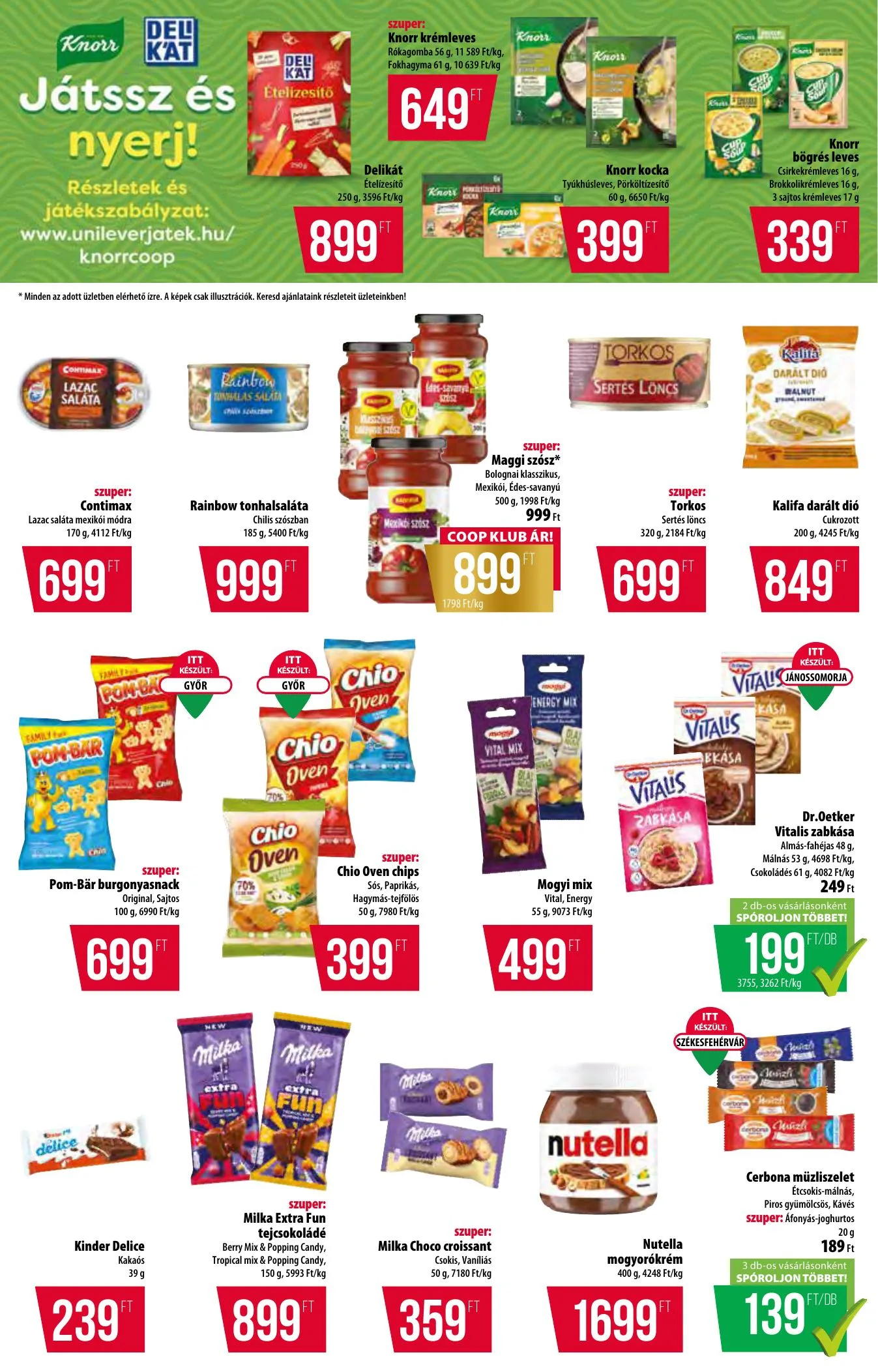 Coop akciós újság Tisza 10.08–10.14 – 16. oldal