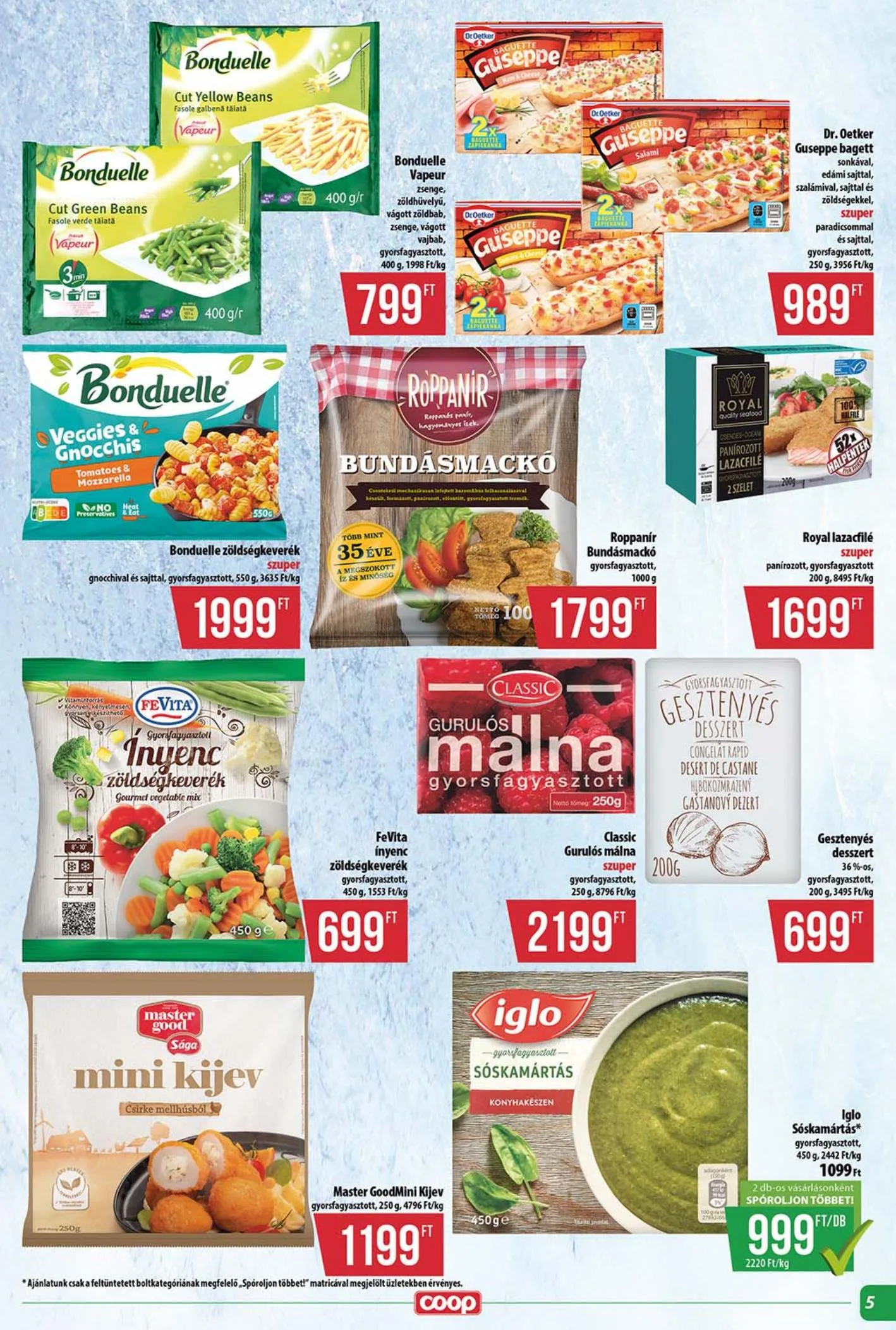 Coop akciós újság Tisza 10.15–10.21 – 5. oldal