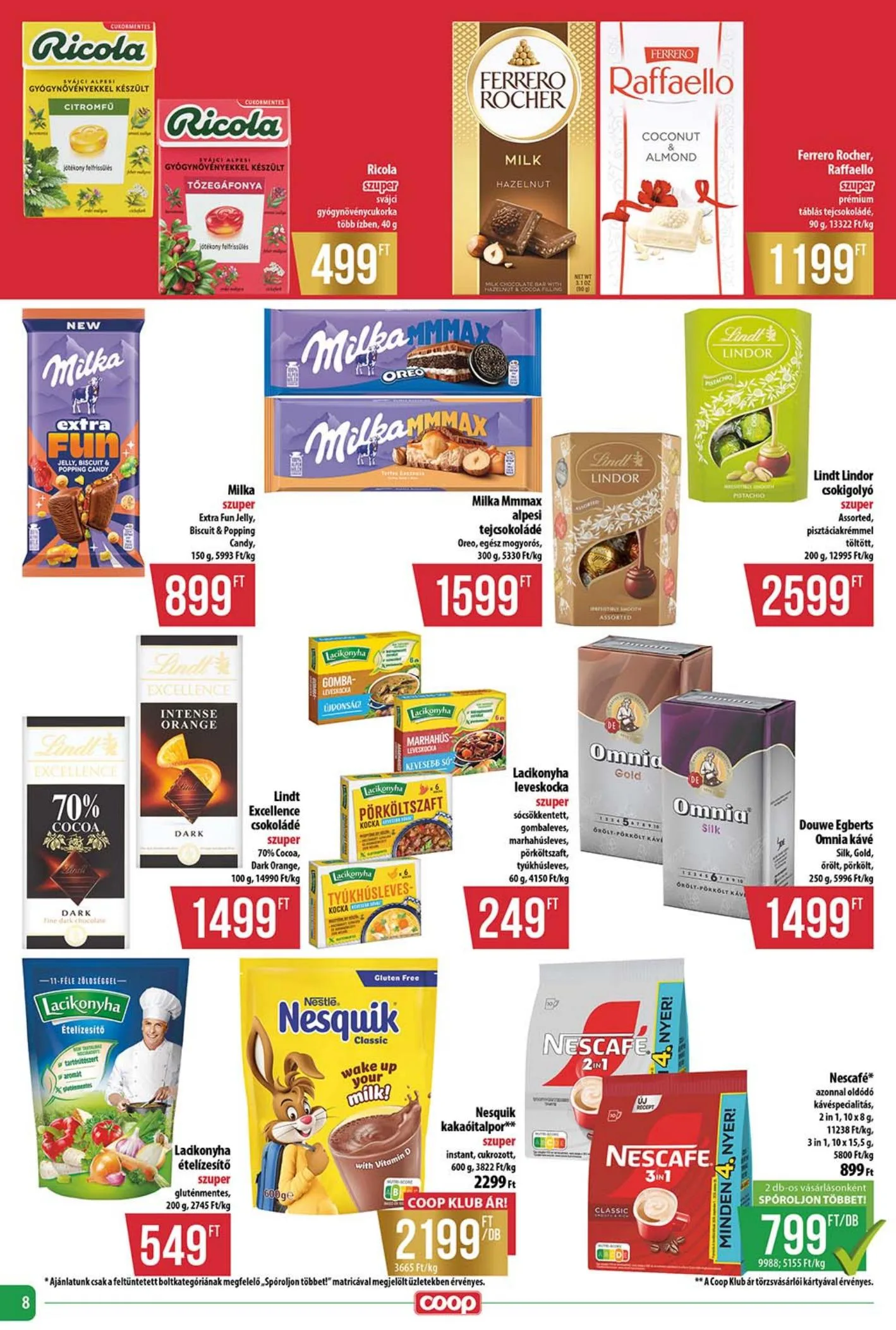 Coop akciós újság Tisza 10.15–10.21 – 8. oldal