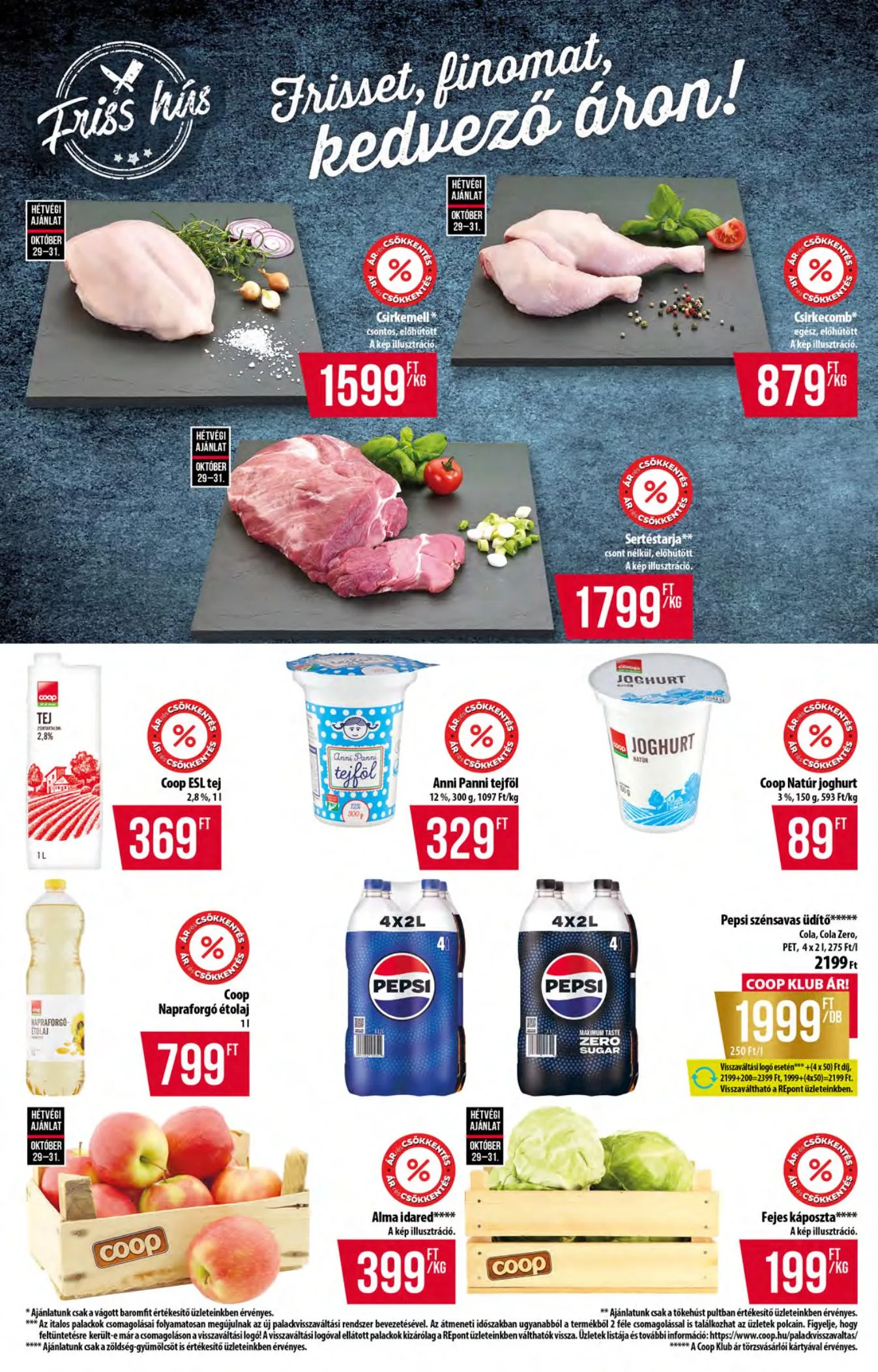 Coop akciós újság Tisza 10.29–11.04 – 3. oldal