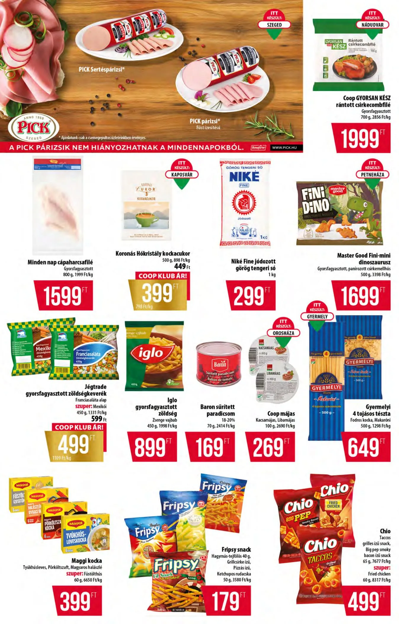 Coop akciós újság Tisza 10.29–11.04 – 5. oldal