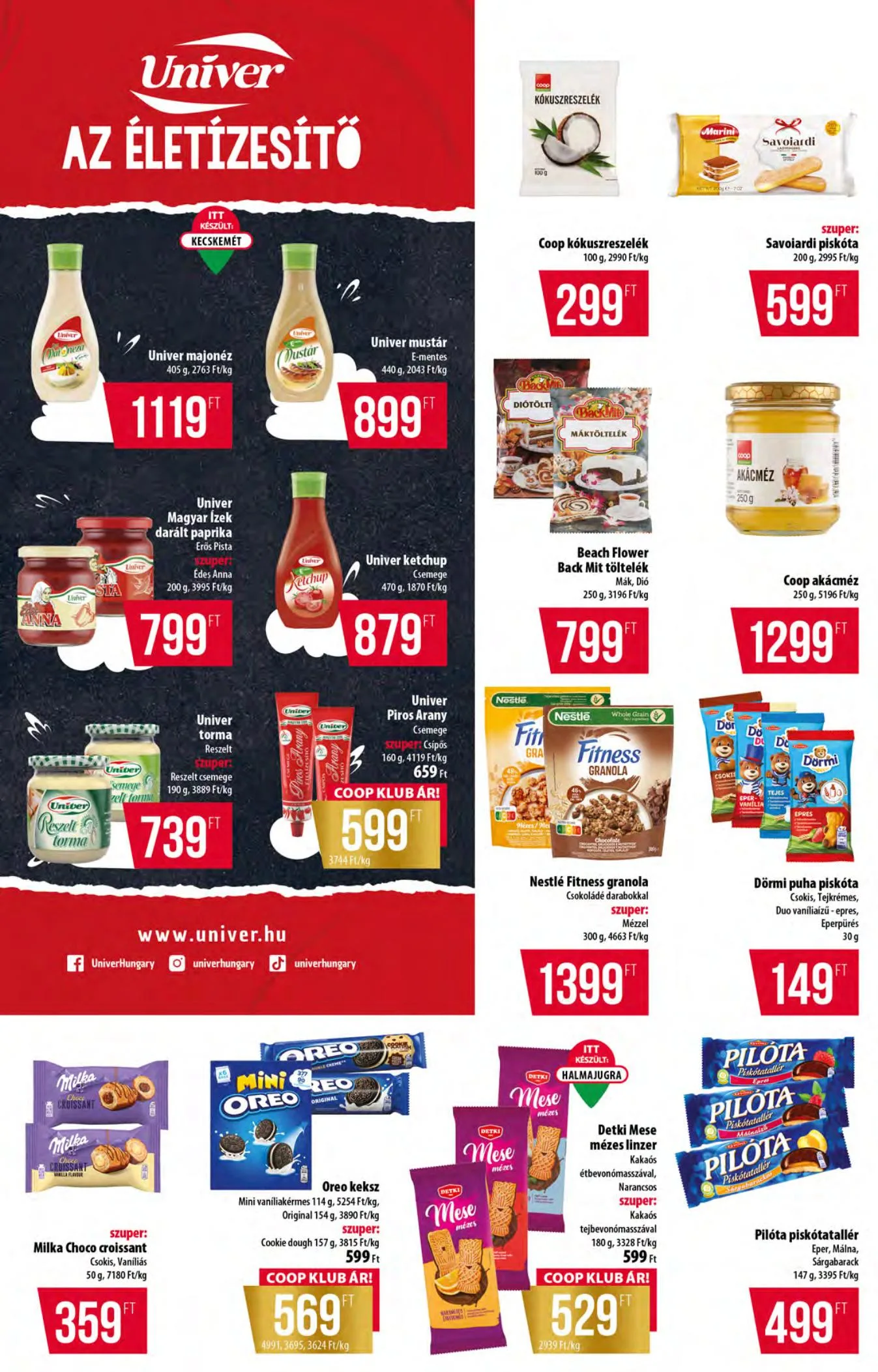Coop akciós újság Tisza 10.29–11.04 – 8. oldal