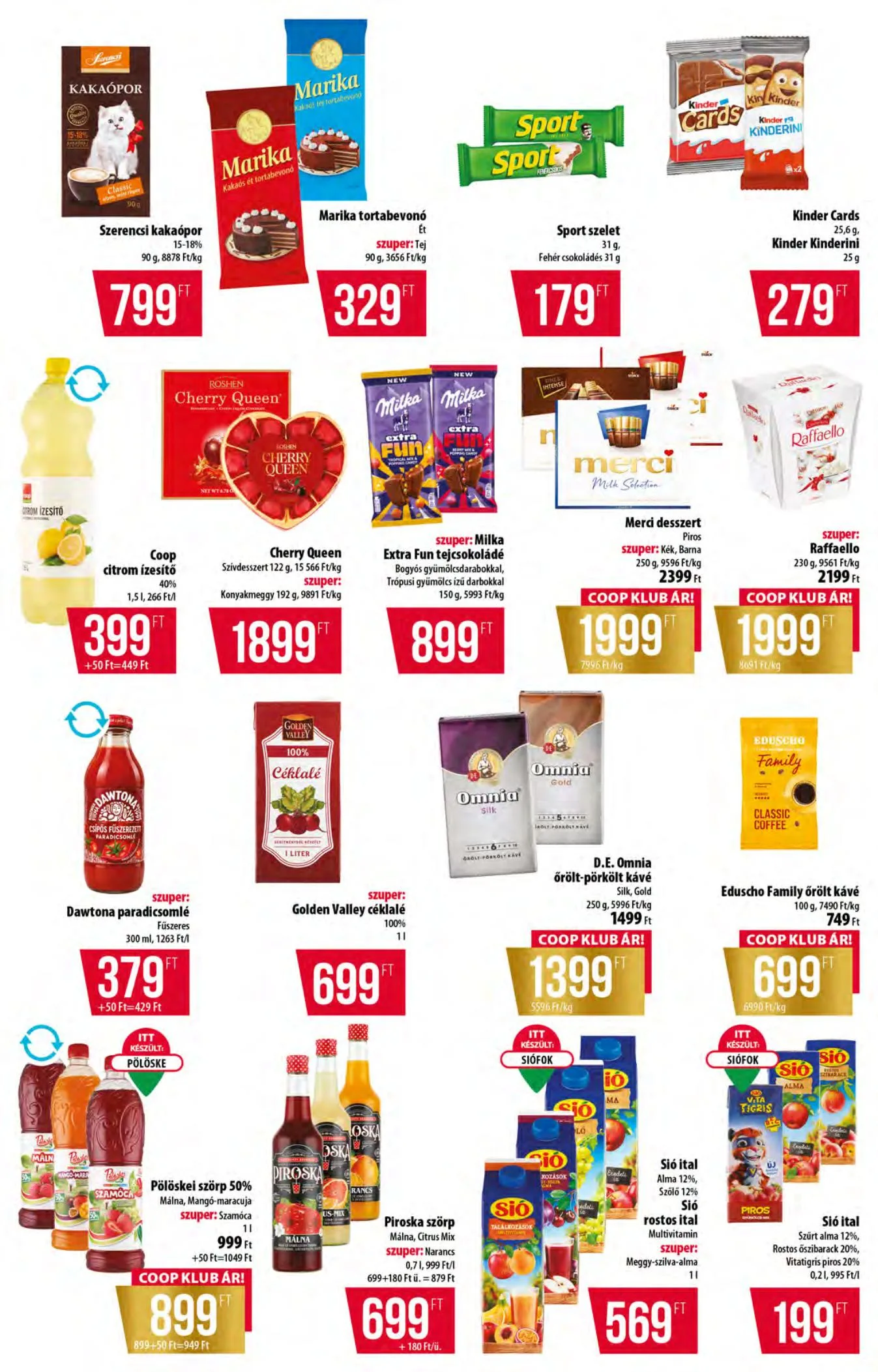 Coop akciós újság Tisza 10.29–11.04 – 9. oldal
