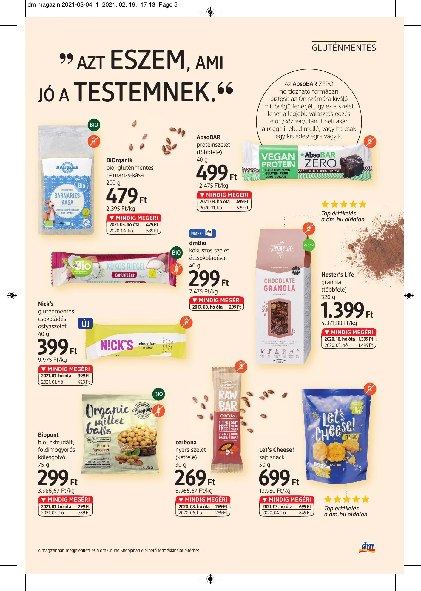 dm akciós újság 03.04–03.17 – 5. oldal