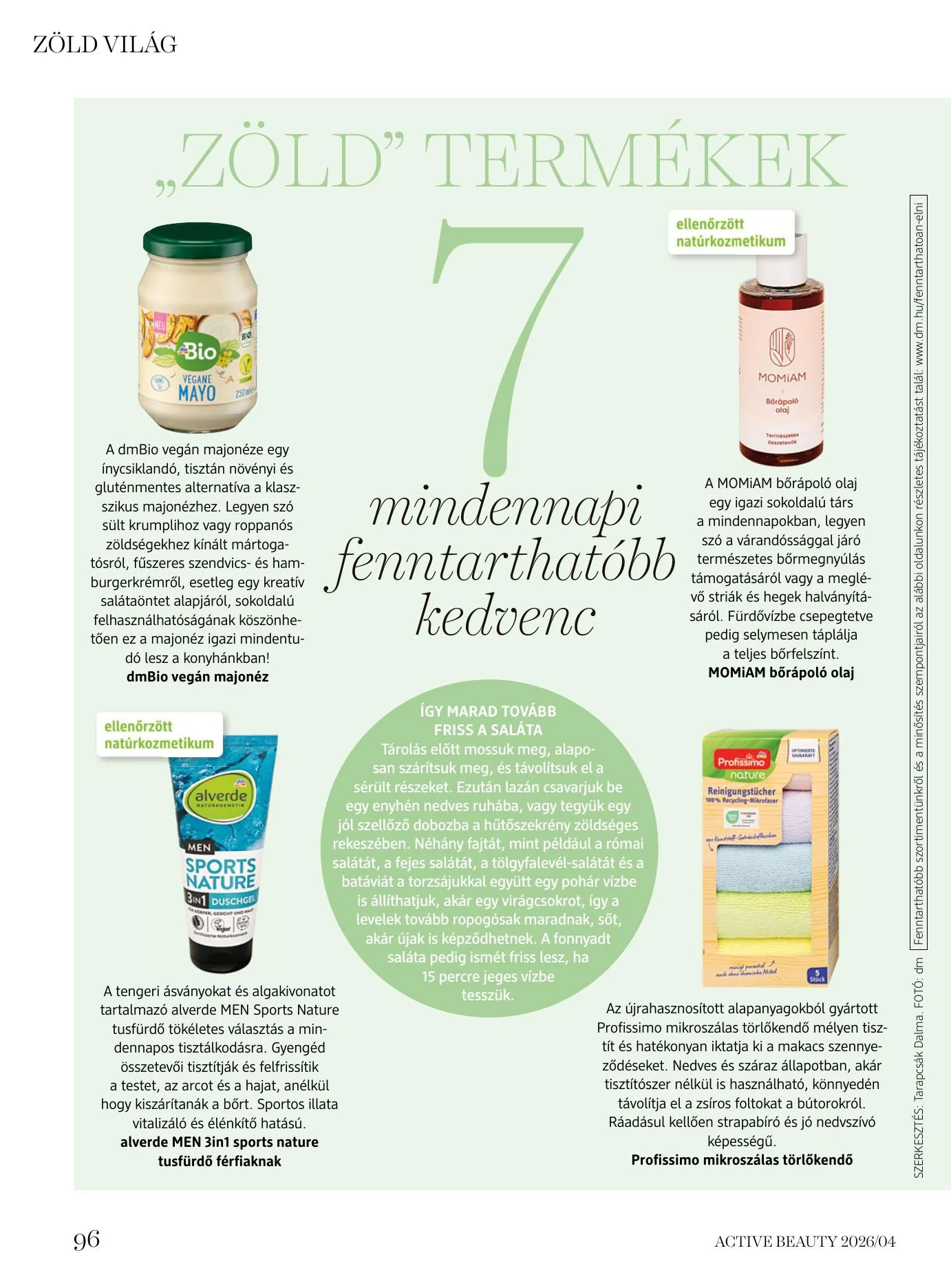 dm akciós újság Drogéria Active Beauty 04.14–04.26 – 96. oldal