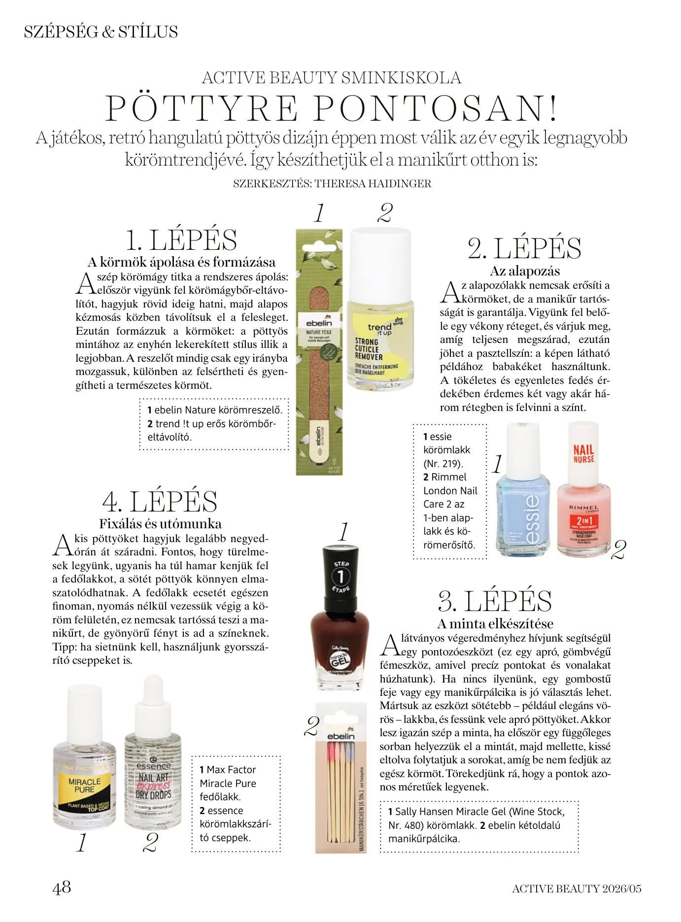 dm akciós újság Drogéria Active Beauty 05.21–05.21 – 48. oldal