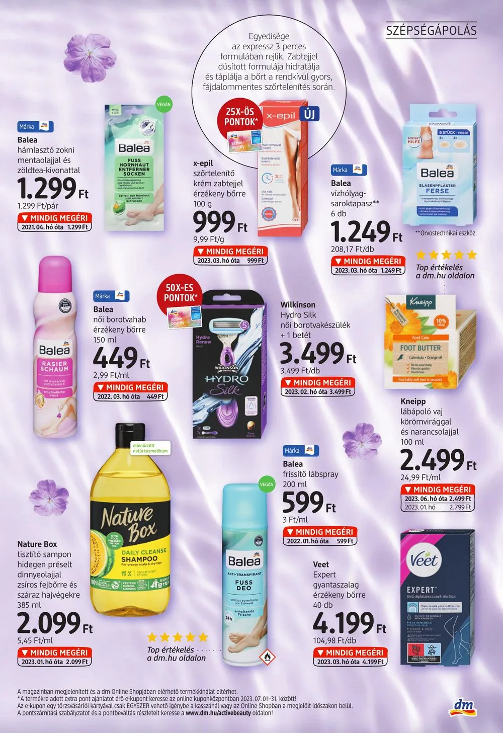 dm akciós újság Drogéria 07.01–07.31 – 5. oldal