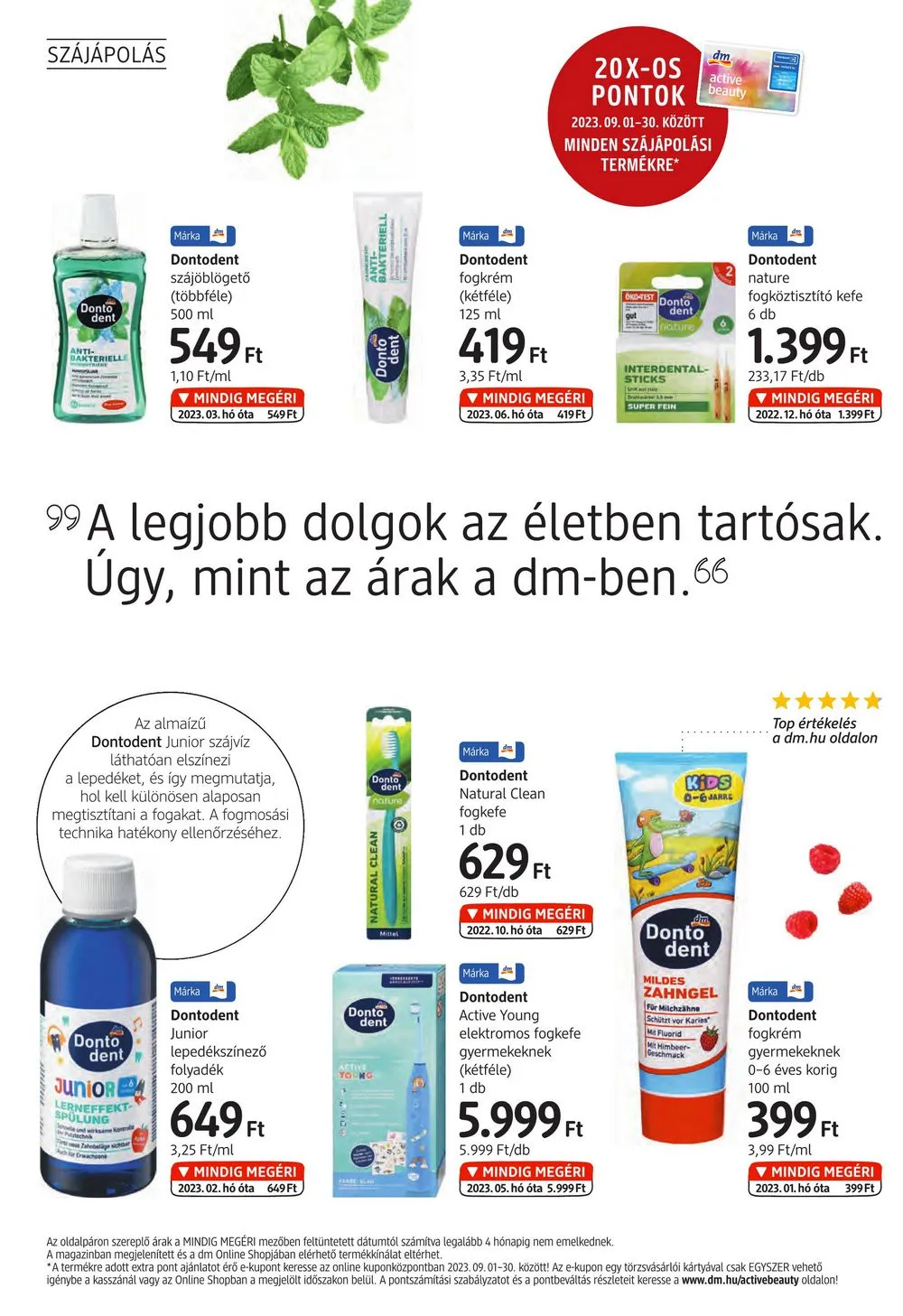 dm akciós újság Drogéria 09.01–09.30 – 4. oldal