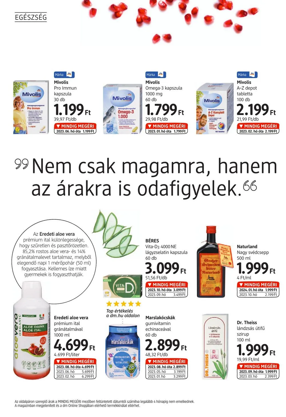 dm akciós újság Drogéria 01.04–01.31 – 4. oldal