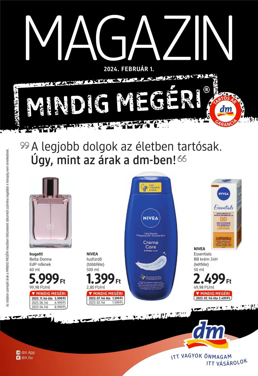 dm akciós újság Drogéria 02.01–02.29