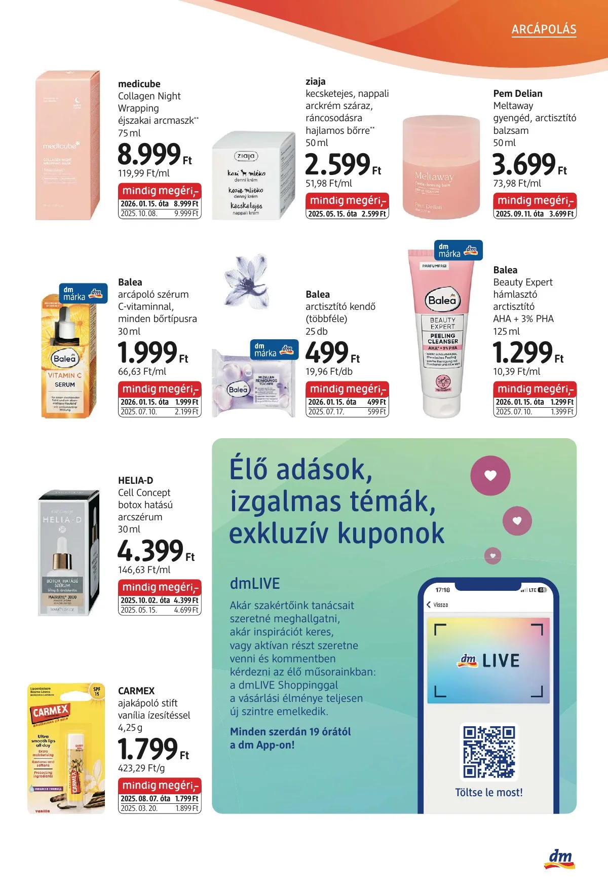 dm akciós újság Drogéria 02.05–02.18 – 15. oldal