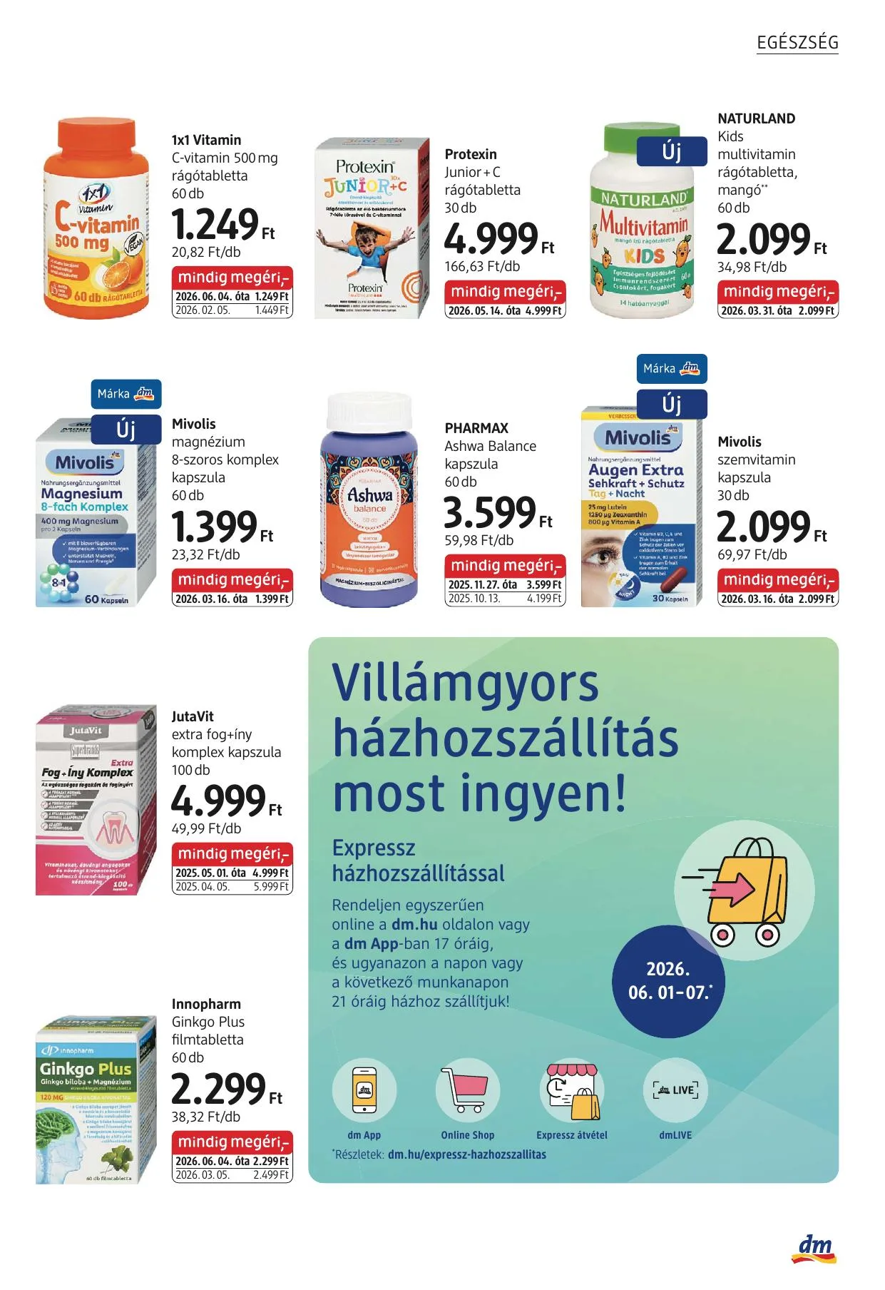 dm akciós újság Drogéria 06.04–06.17 – 21. oldal