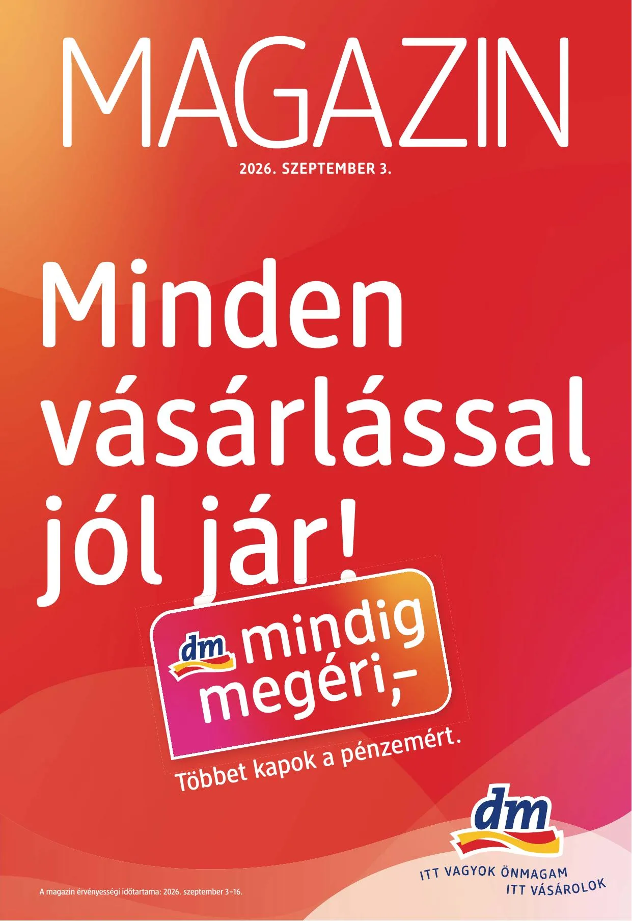 dm akciós újság Drogéria 09.03–09.16