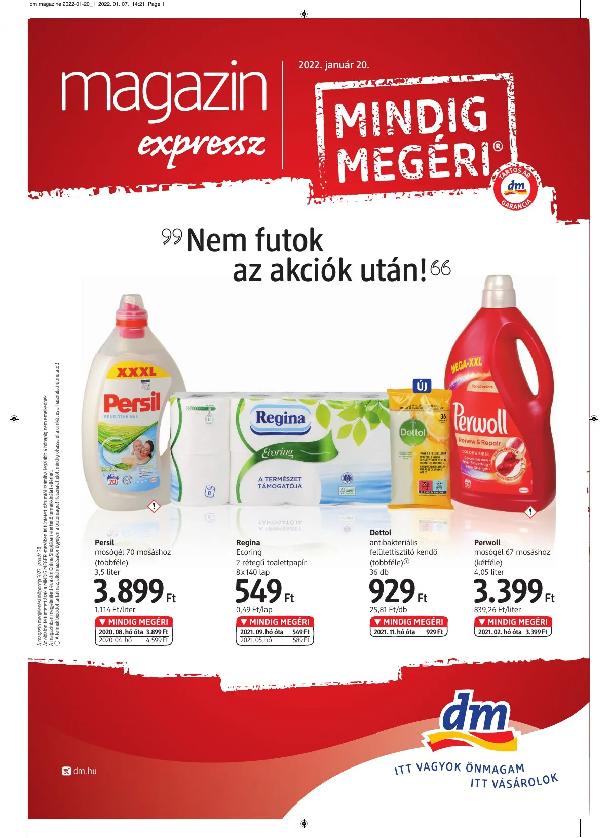 dm akciós újság Expressz 01.20–01.20