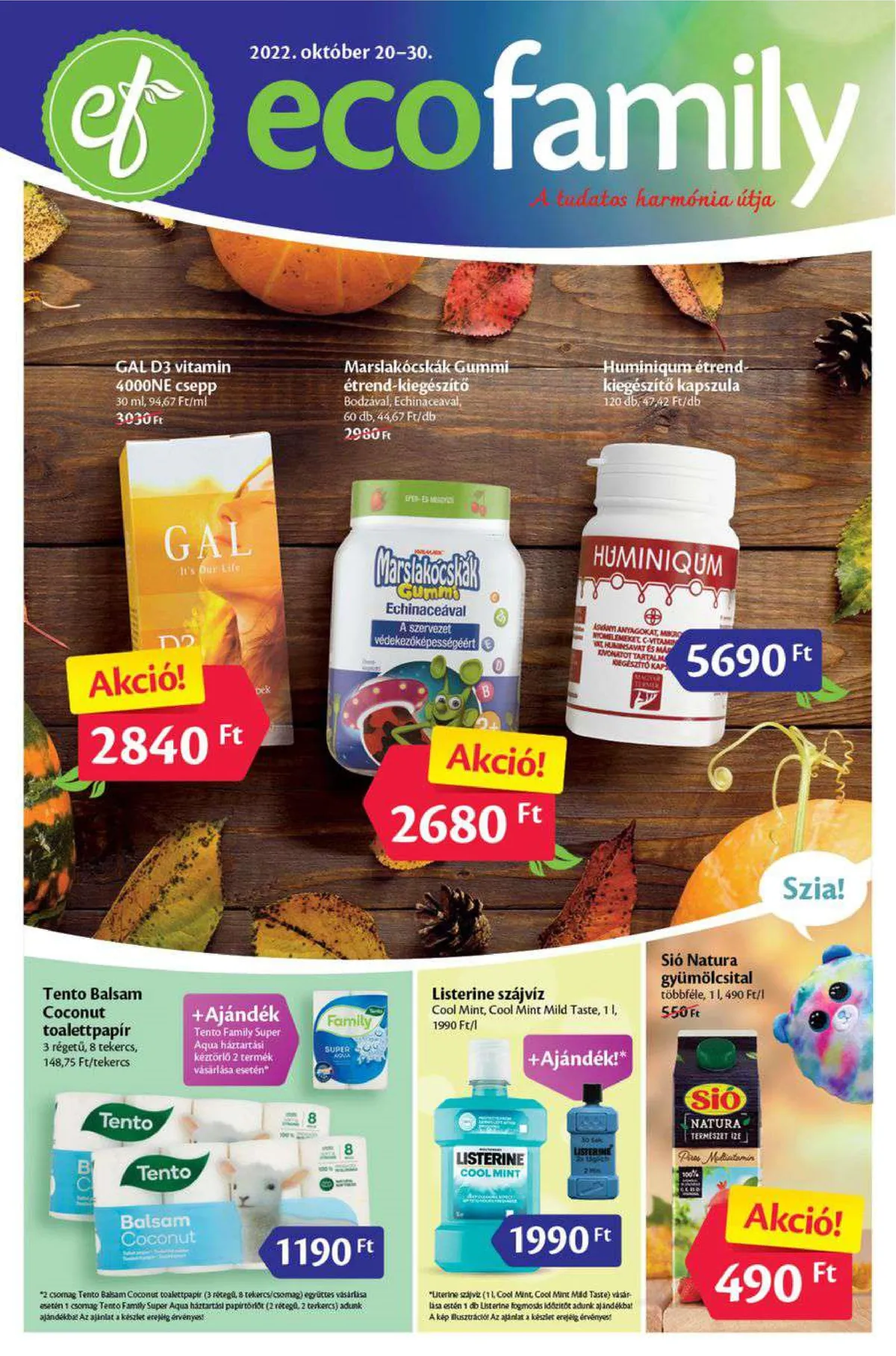 EcoFamily akciós újság 10.20–10.30