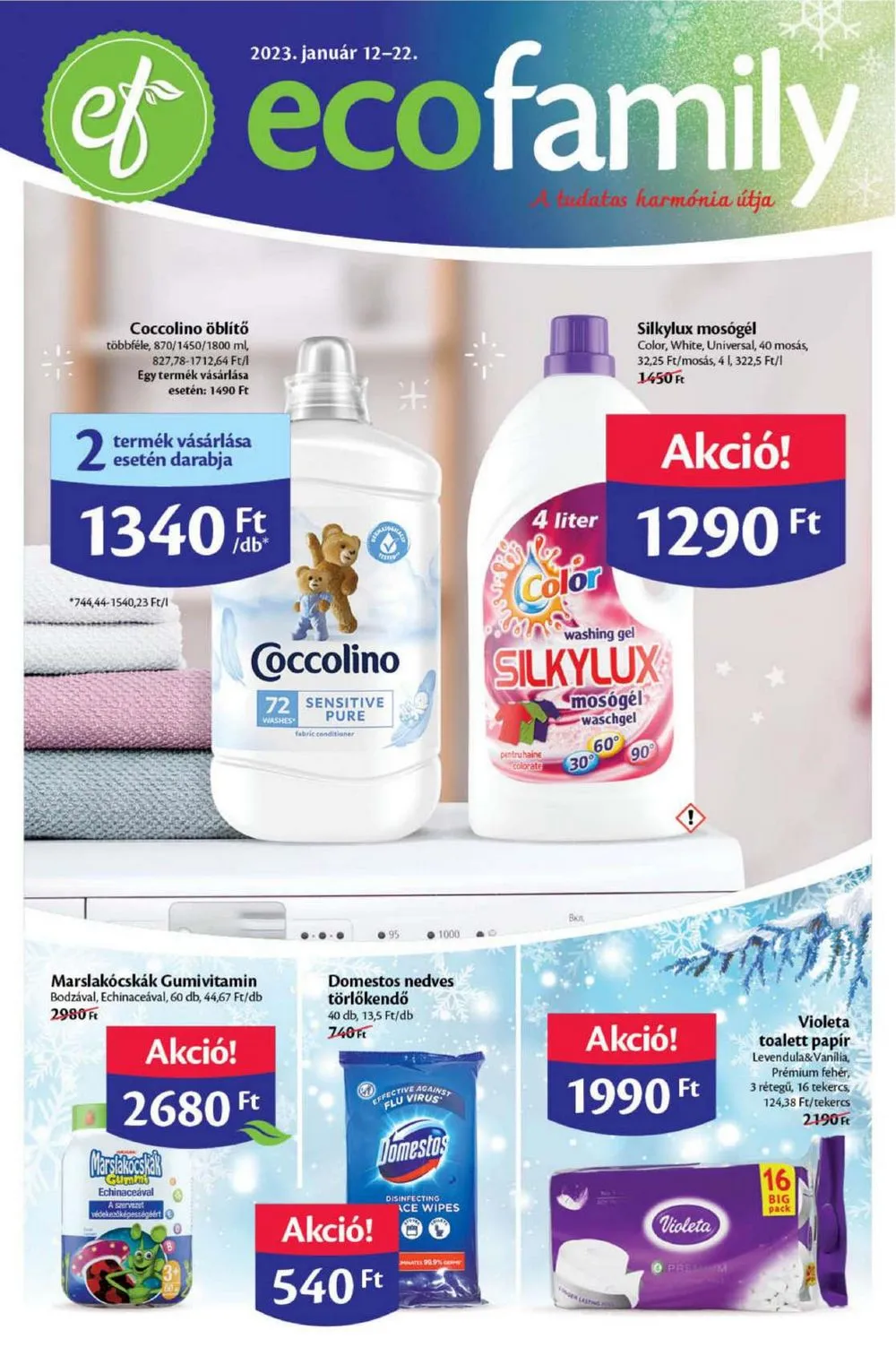 EcoFamily akciós újság 01.12–01.22