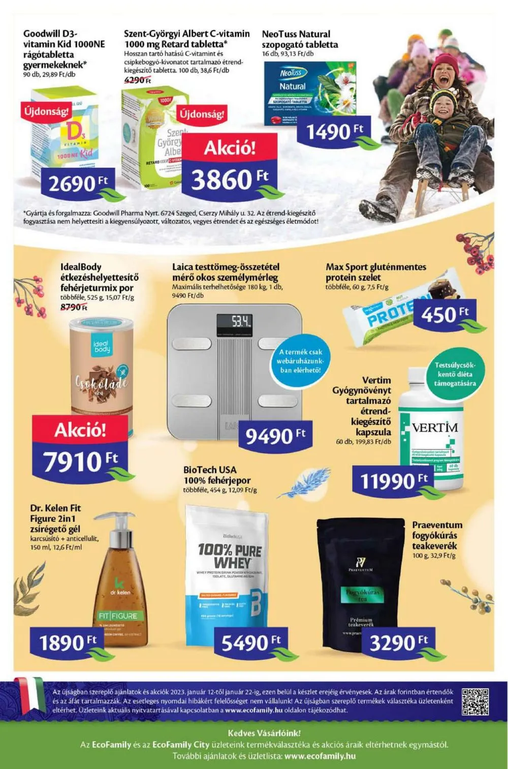 EcoFamily akciós újság 01.12–01.22 – 8. oldal