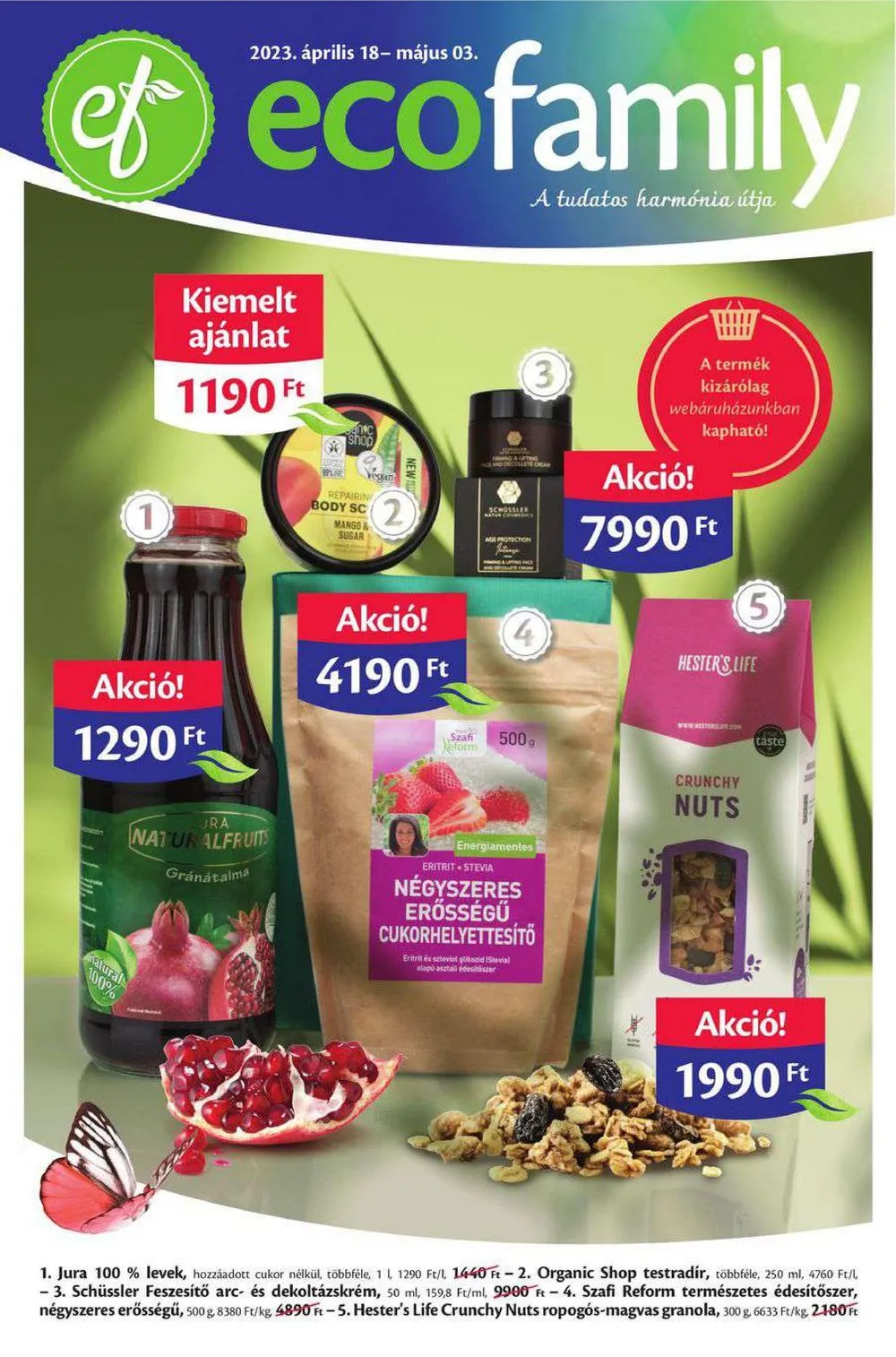 EcoFamily akciós újság 04.18–05.03