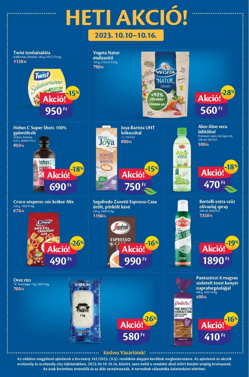 EcoFamily akciós újság 10.05–10.15 – 3. oldal