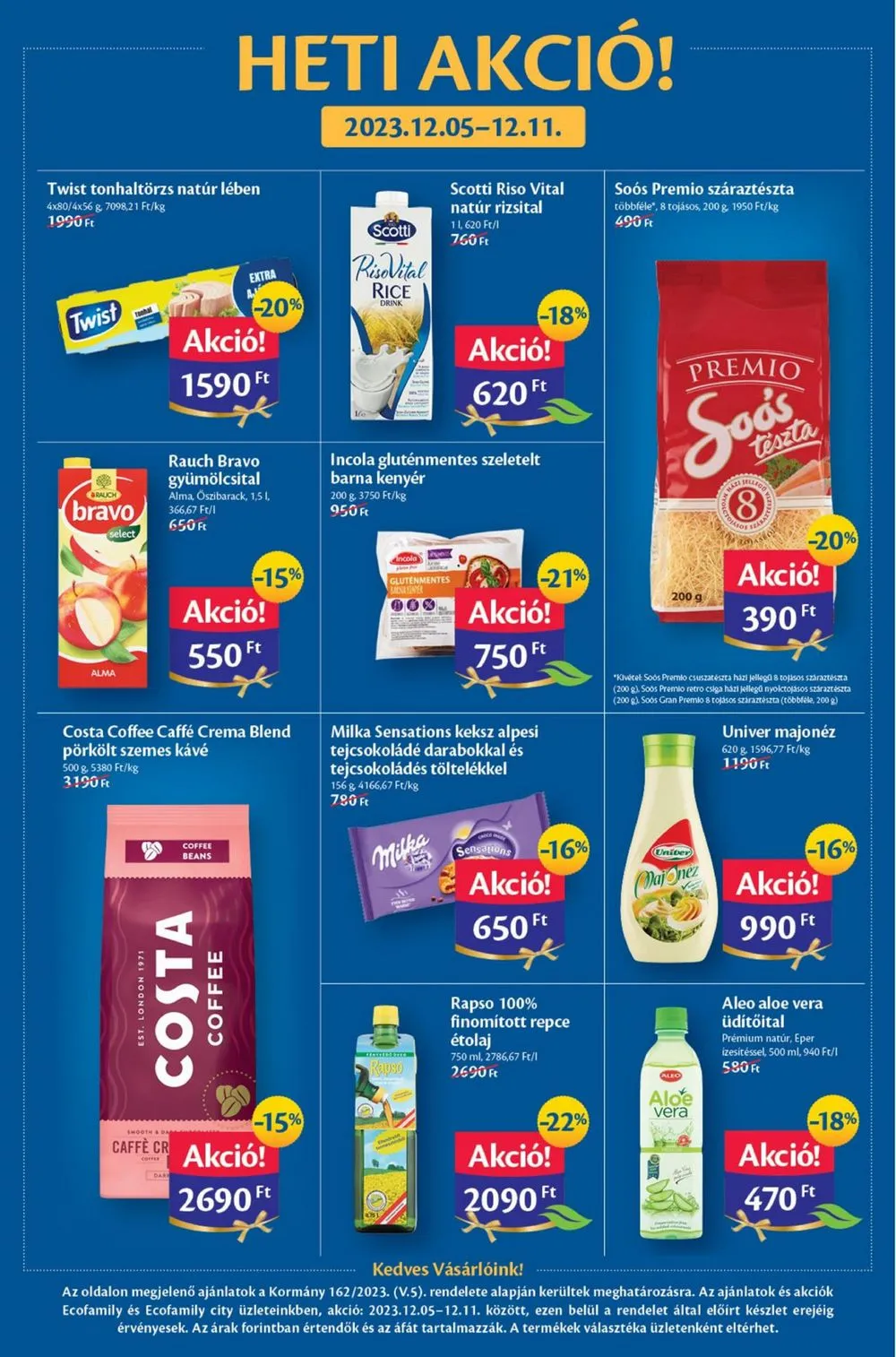 EcoFamily akciós újság 11.30–12.10 – 3. oldal