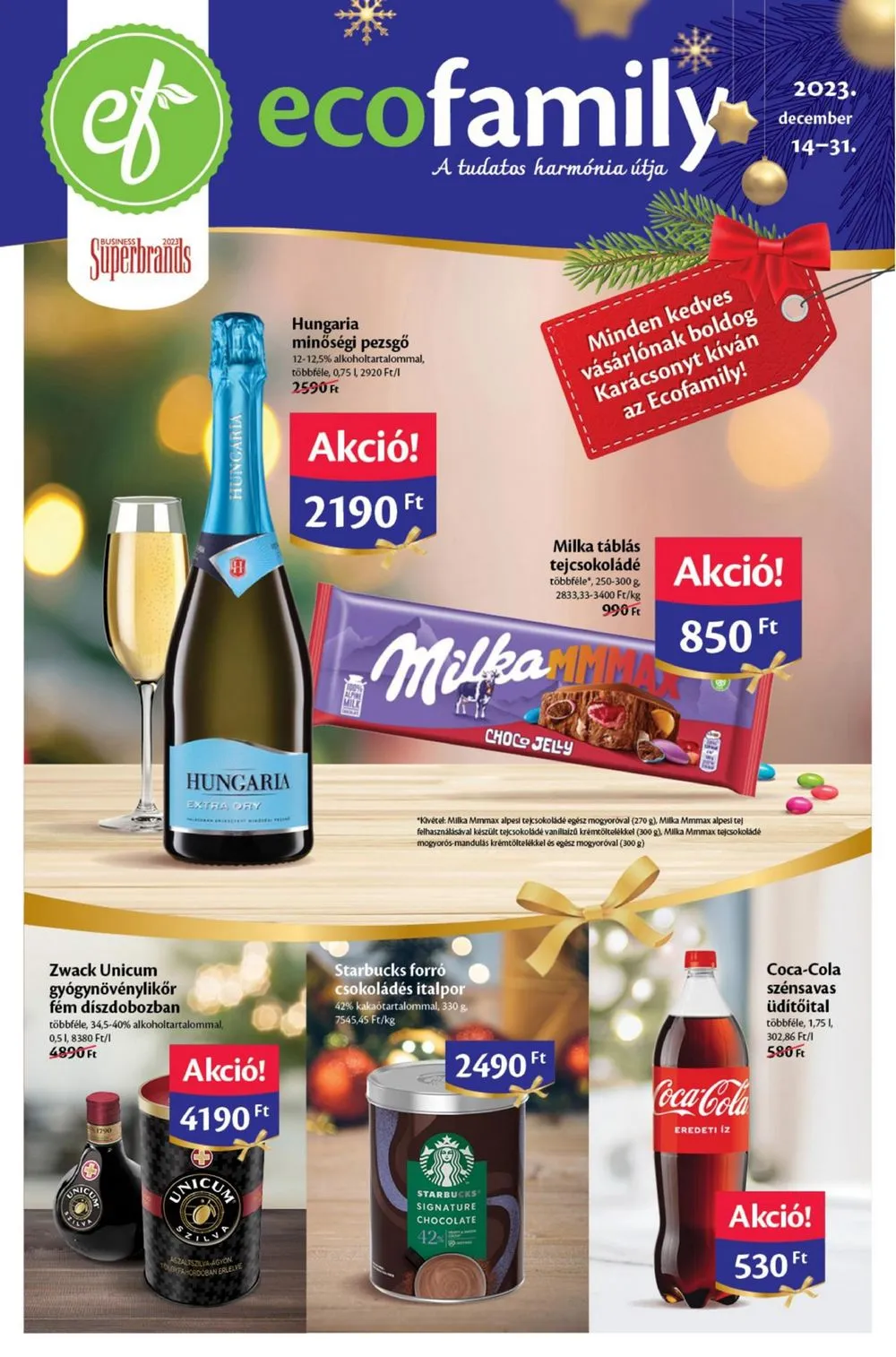 EcoFamily akciós újság 12.14–12.31