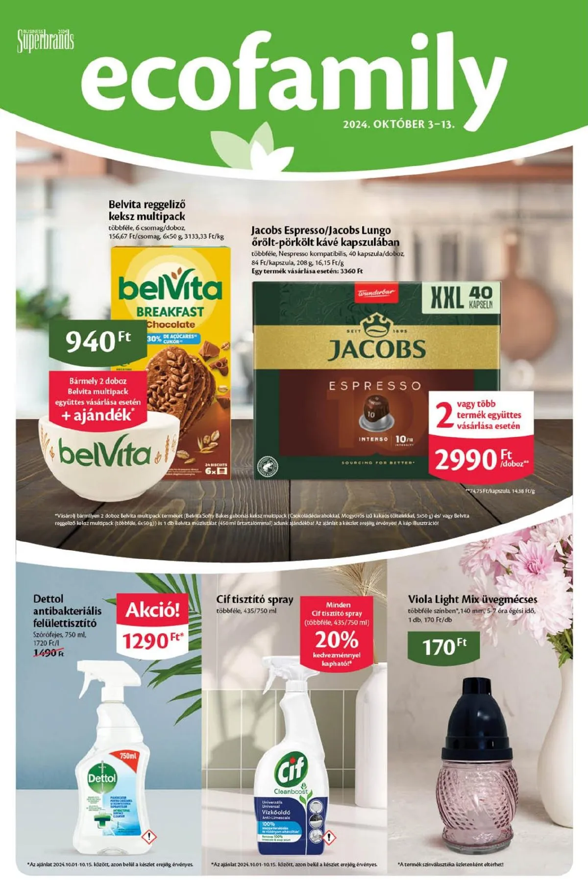 EcoFamily akciós újság 10.03–10.13