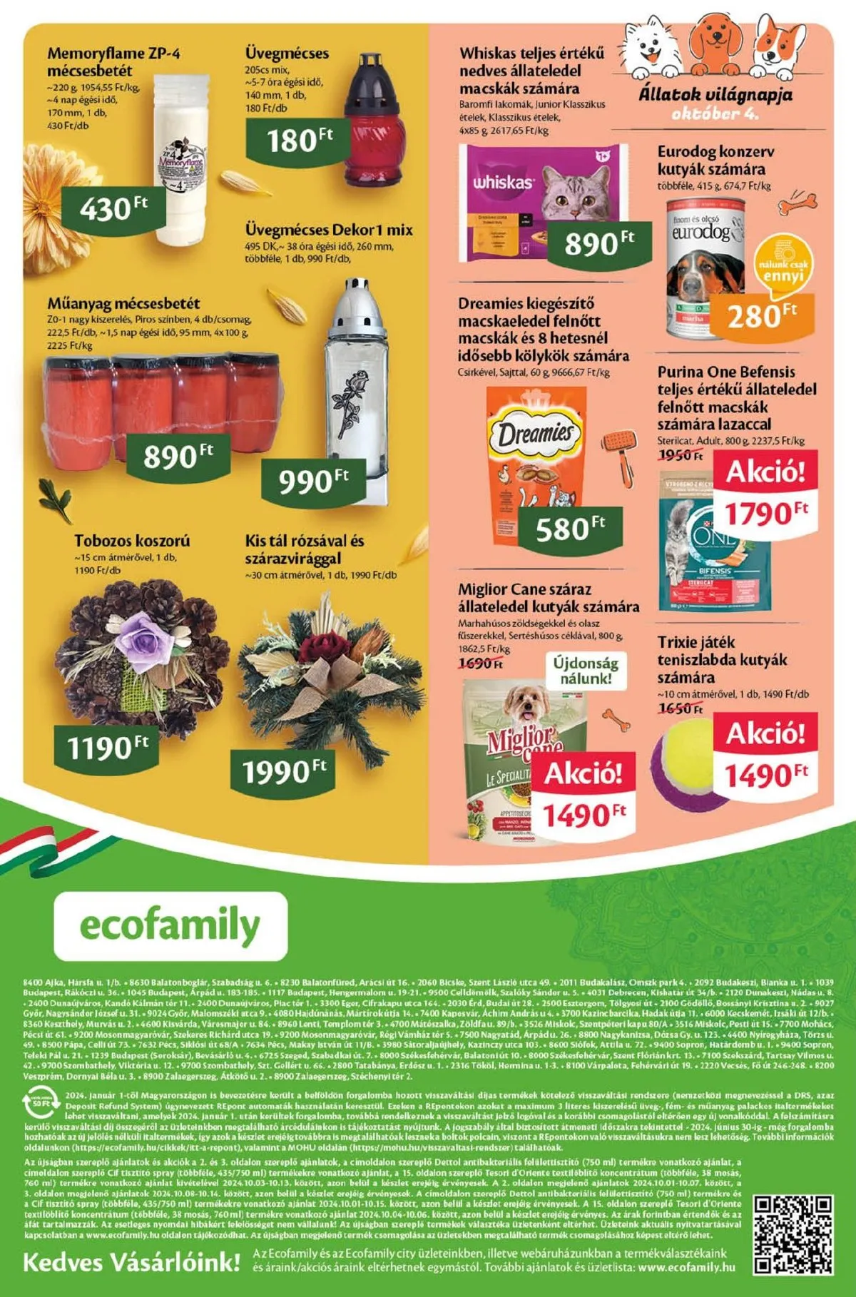 EcoFamily akciós újság 10.03–10.13 – 16. oldal