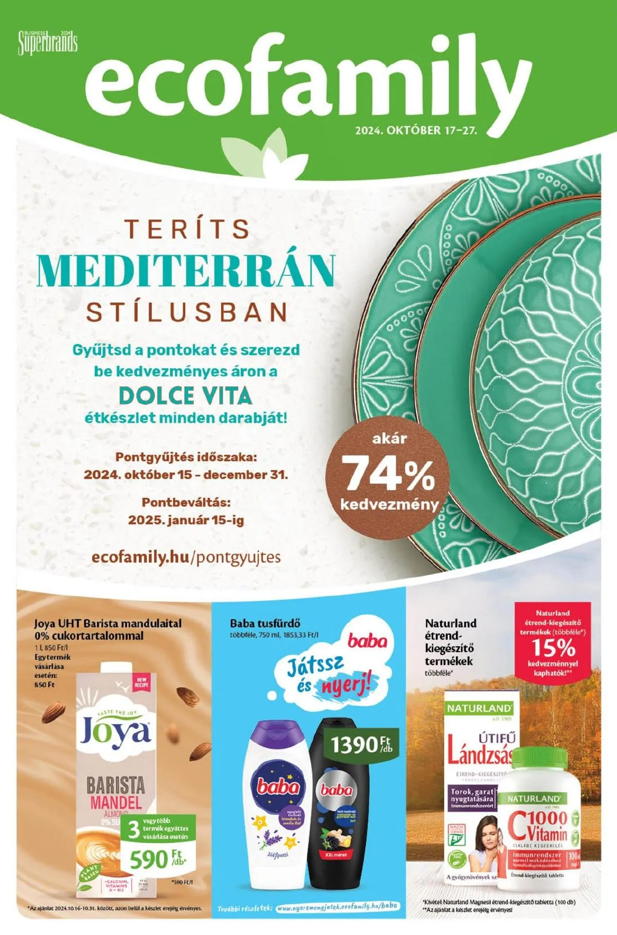 EcoFamily akciós újság 10.17–10.27