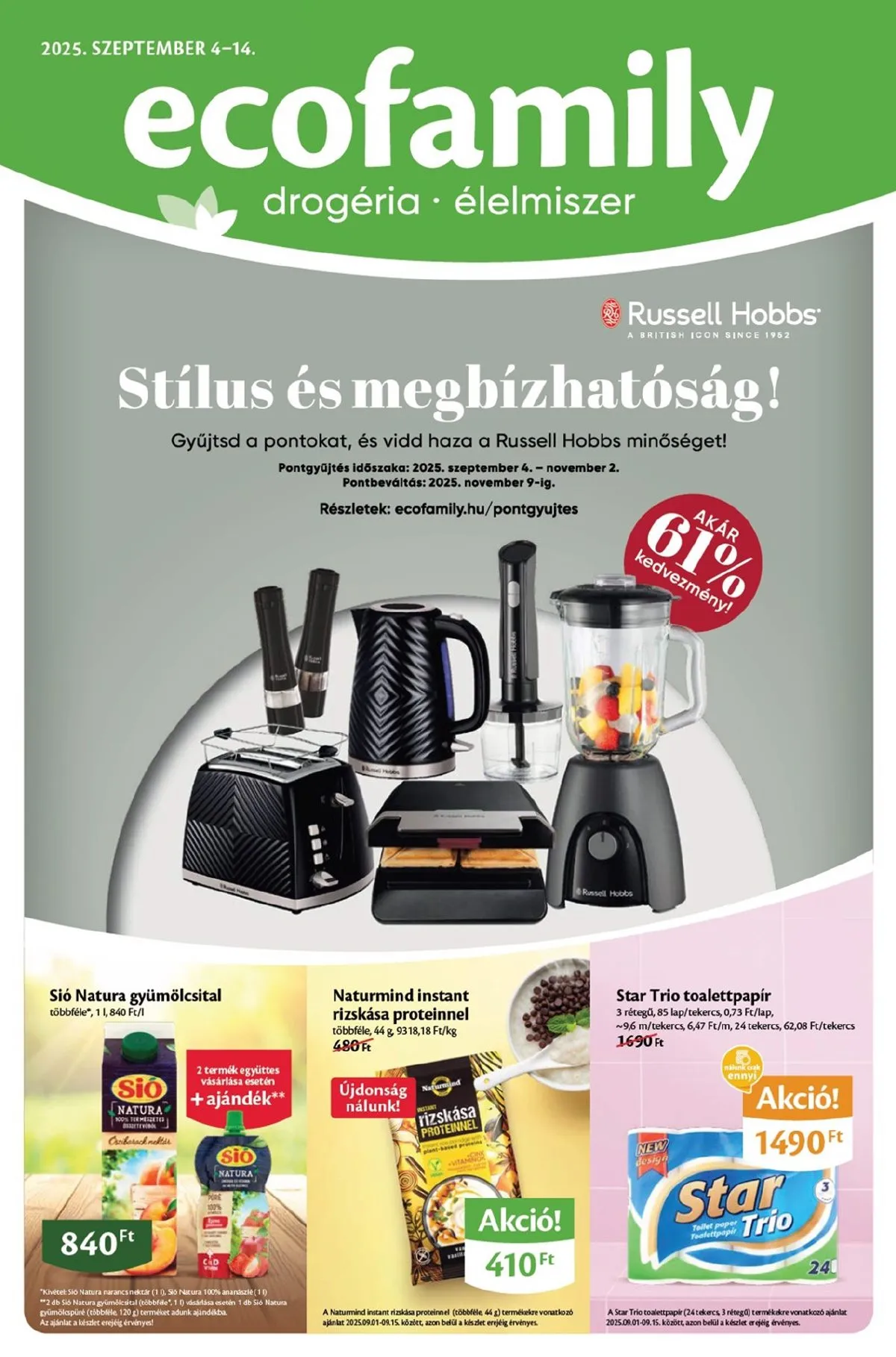EcoFamily akciós újság 09.04–09.14