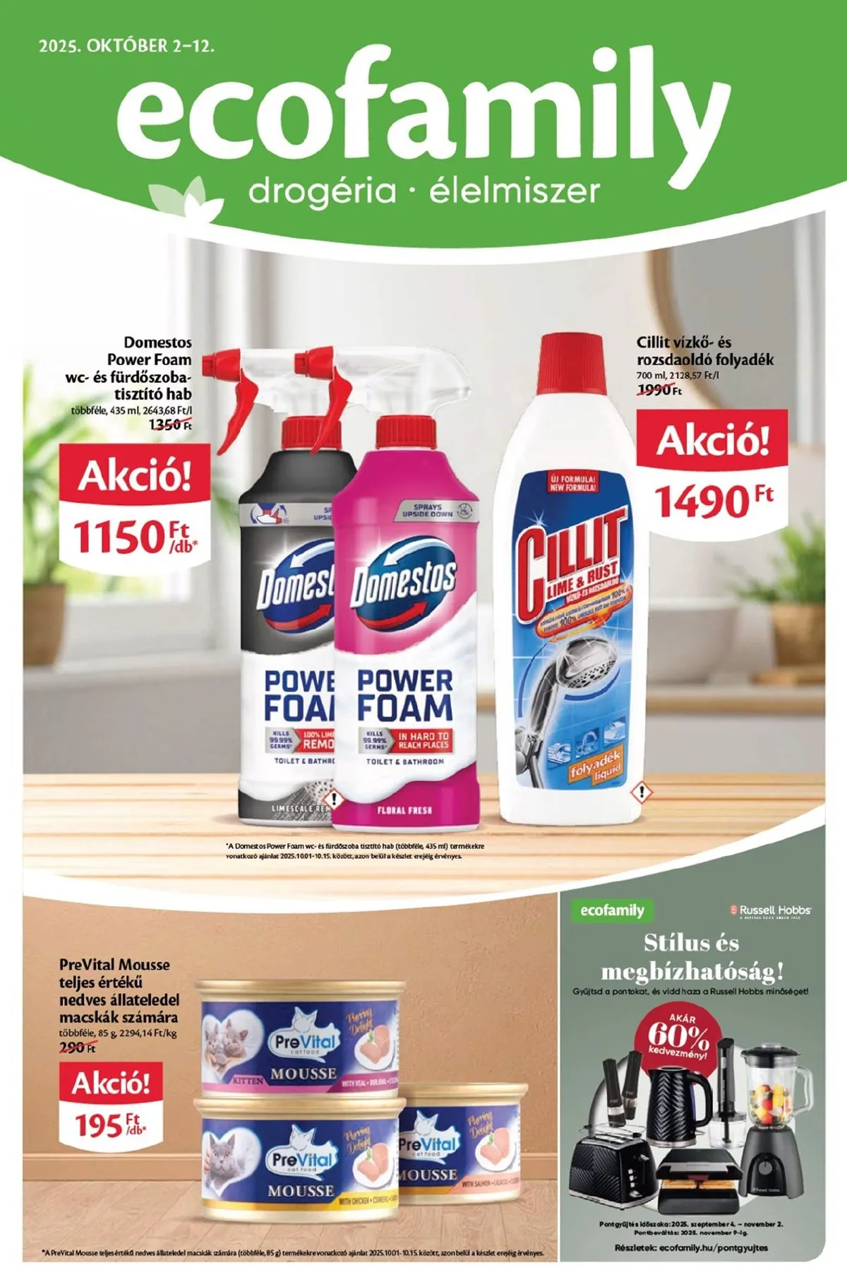 EcoFamily akciós újság 10.02–10.12