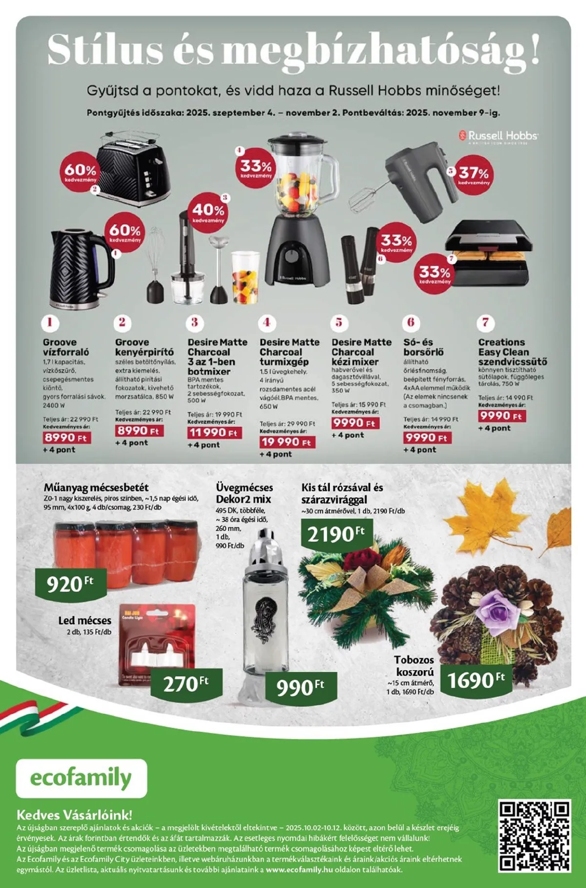 EcoFamily akciós újság 10.02–10.12 – 16. oldal