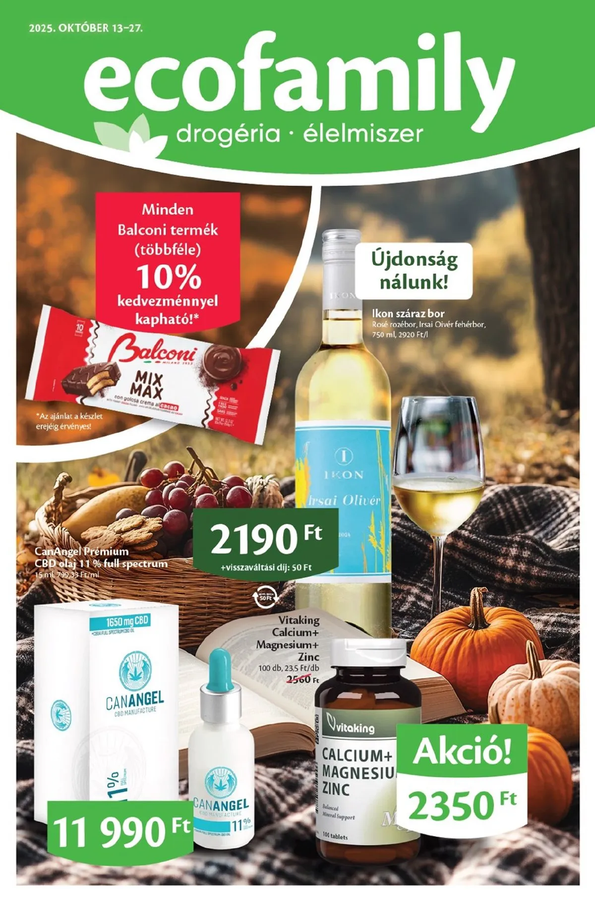EcoFamily akciós újság 10.13–10.27
