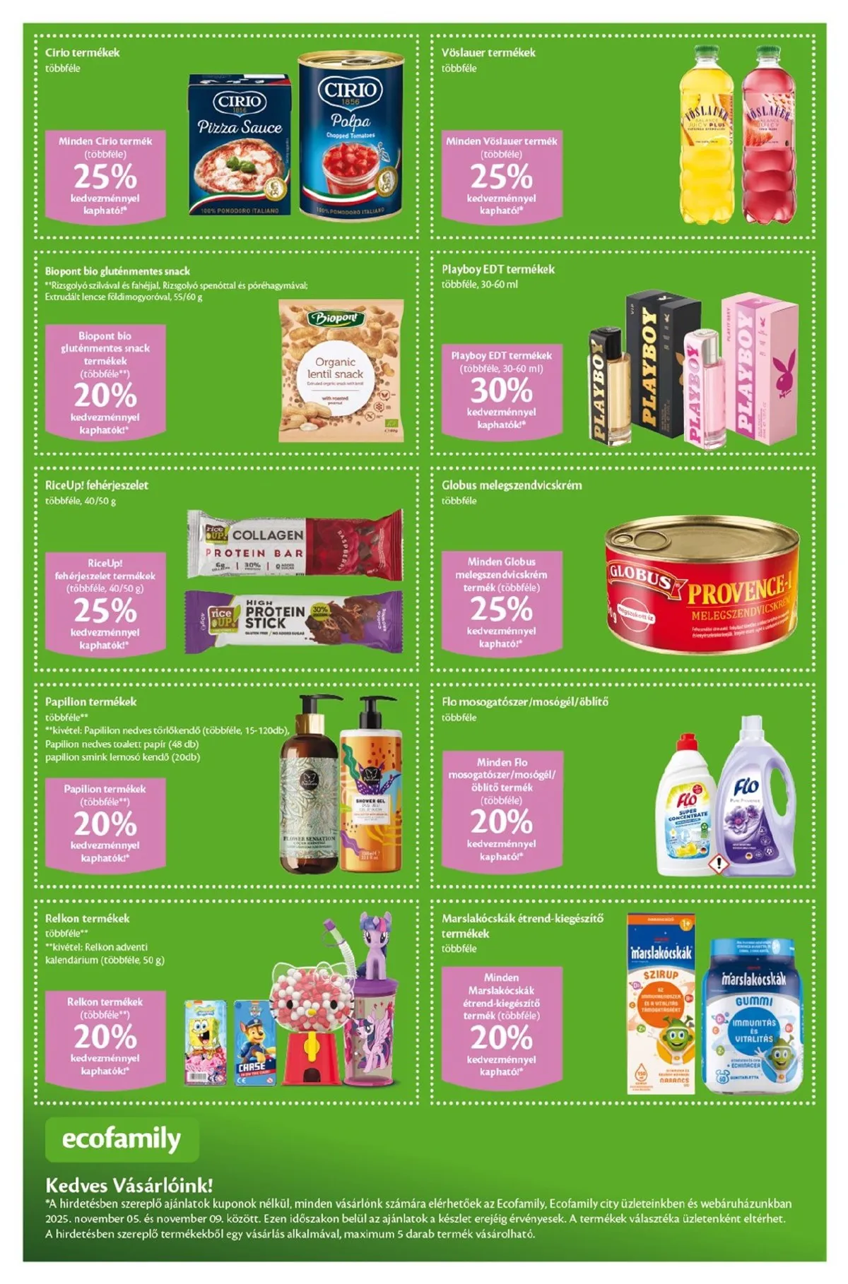 EcoFamily akciós újság 11.05–11.16 – 4. oldal