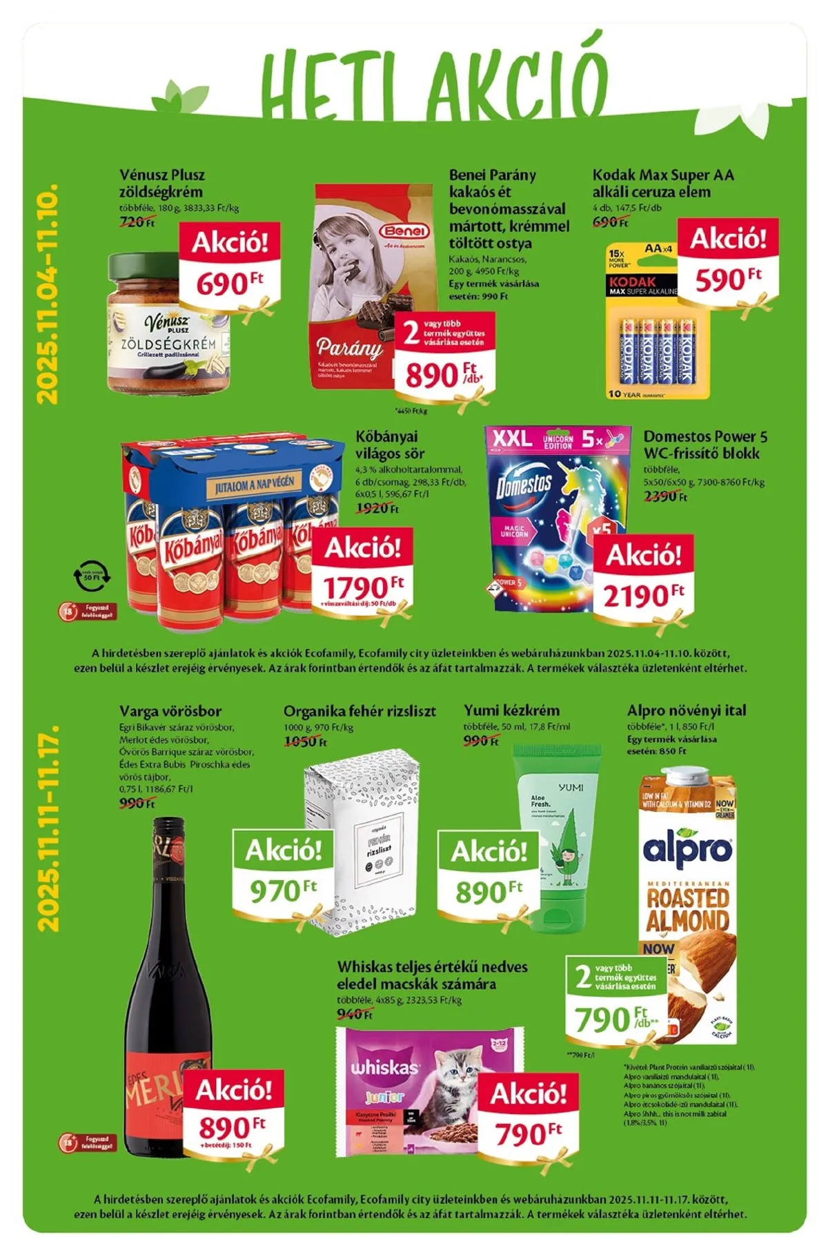 EcoFamily akciós újság 11.05–11.16 – 6. oldal