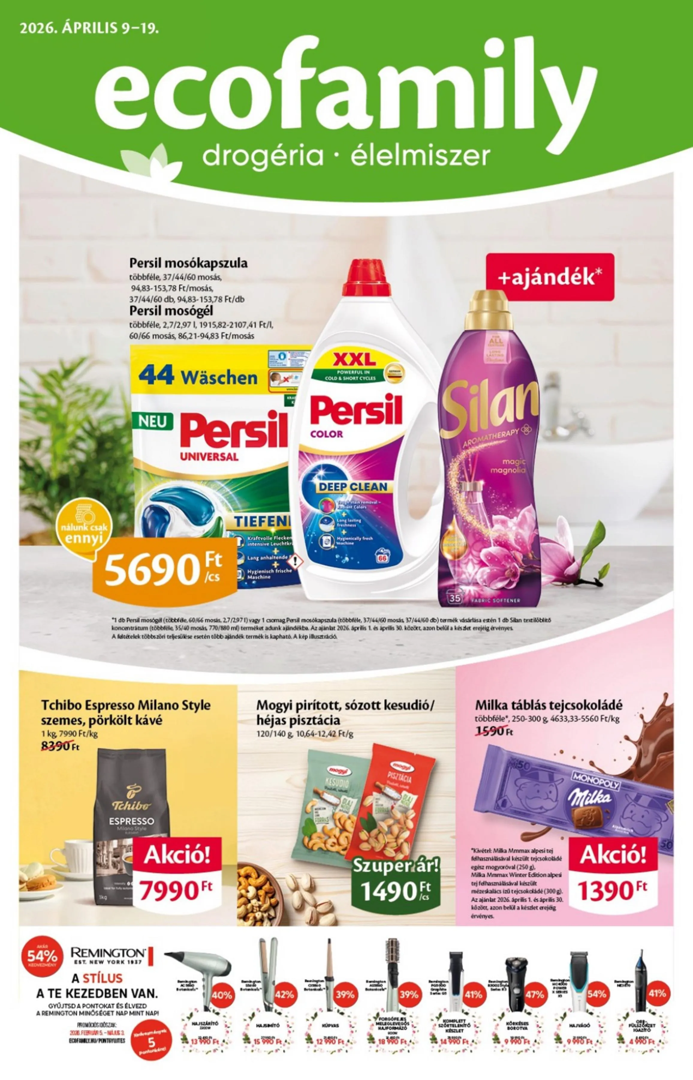 EcoFamily akciós újság 04.09–04.19