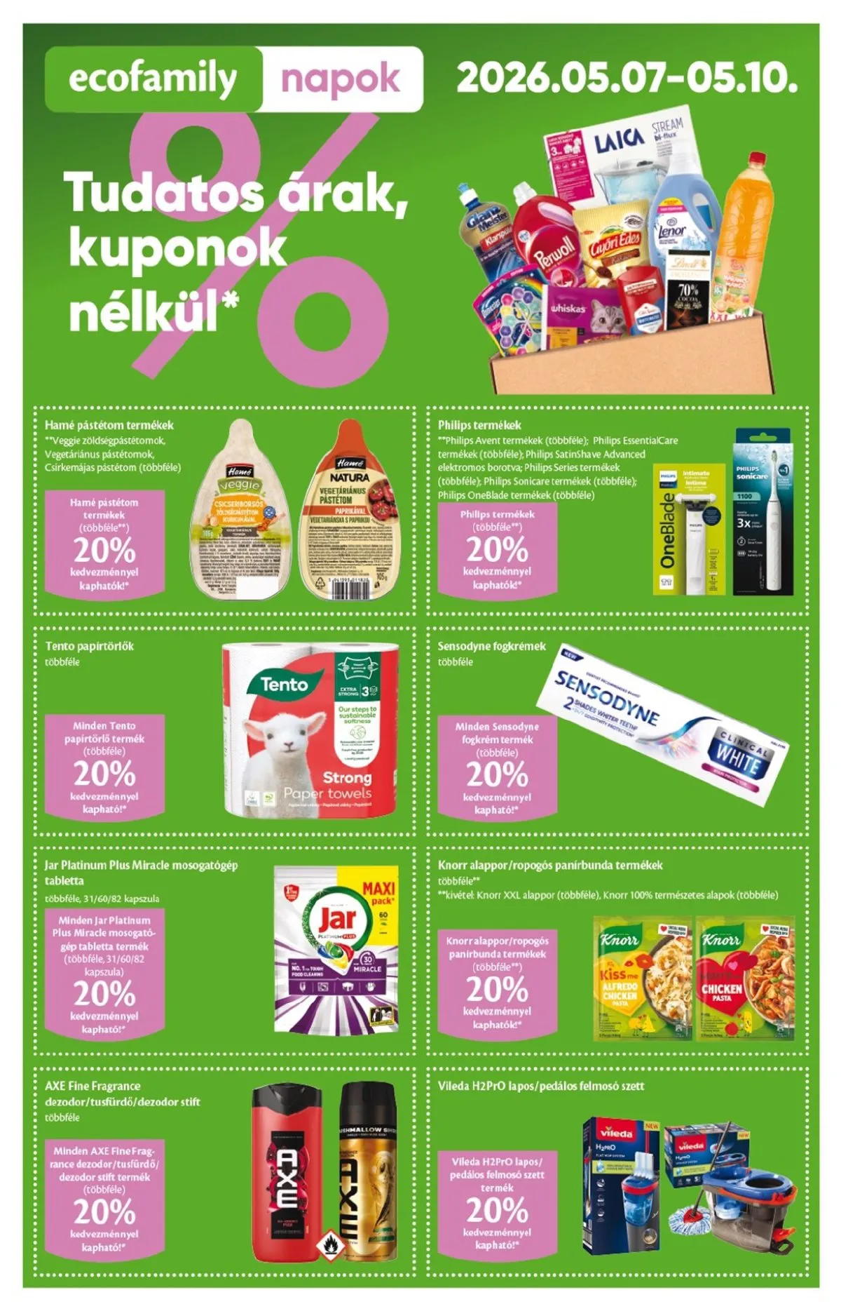 EcoFamily akciós újság 05.07–05.20