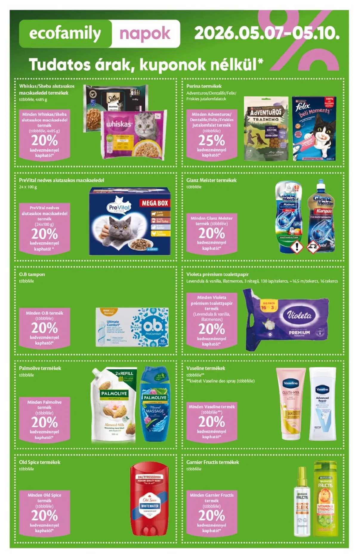 EcoFamily akciós újság 05.07–05.20 – 3. oldal