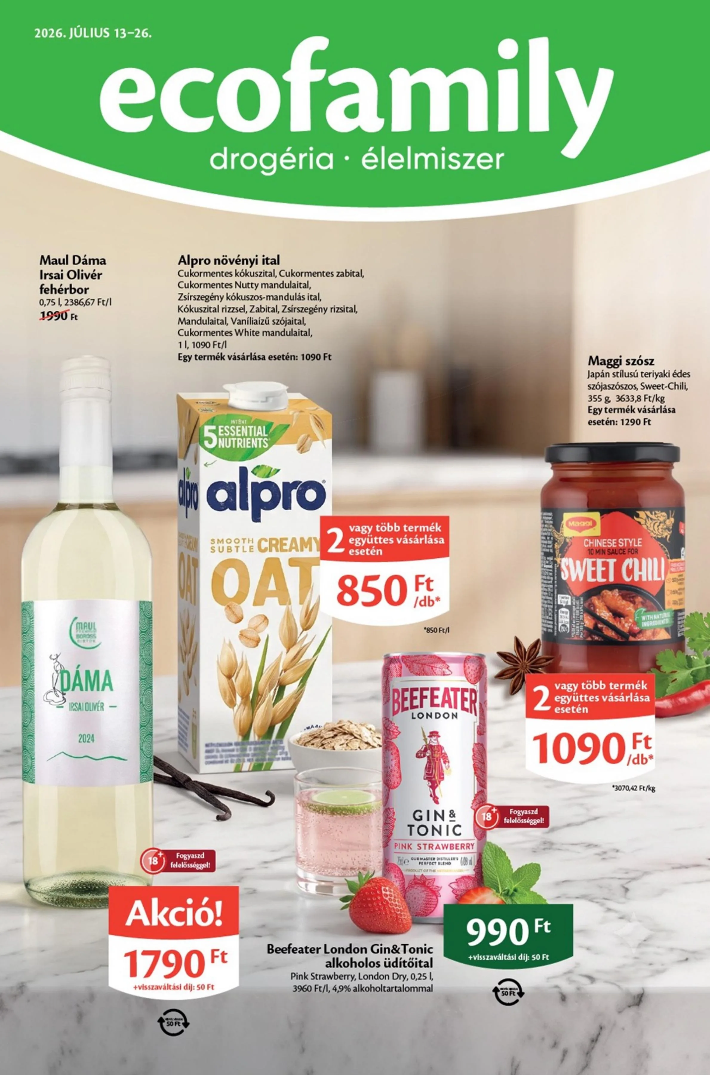 EcoFamily akciós újság 07.13–07.26