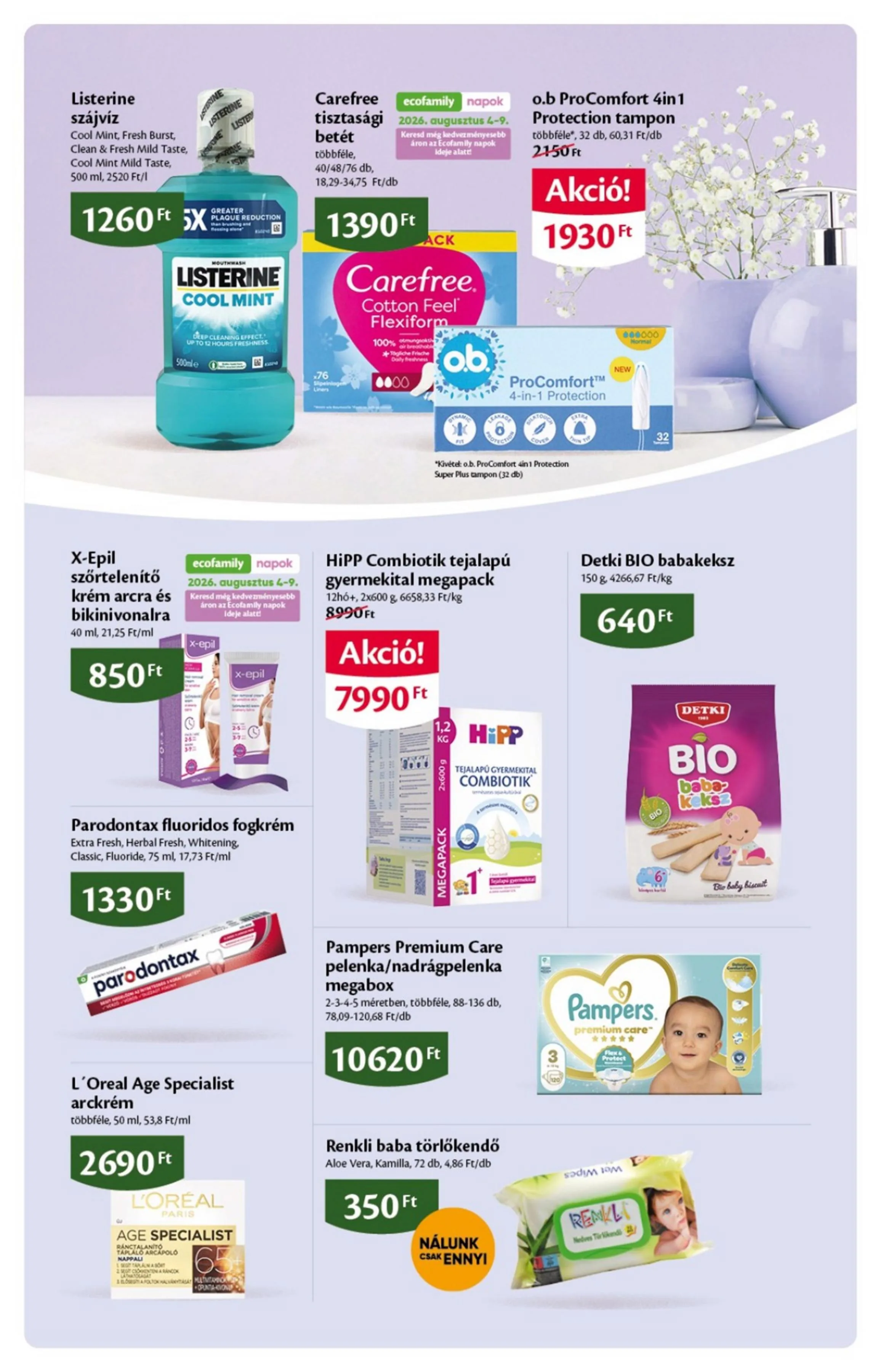 EcoFamily akciós újság 08.04–08.16 – 14. oldal