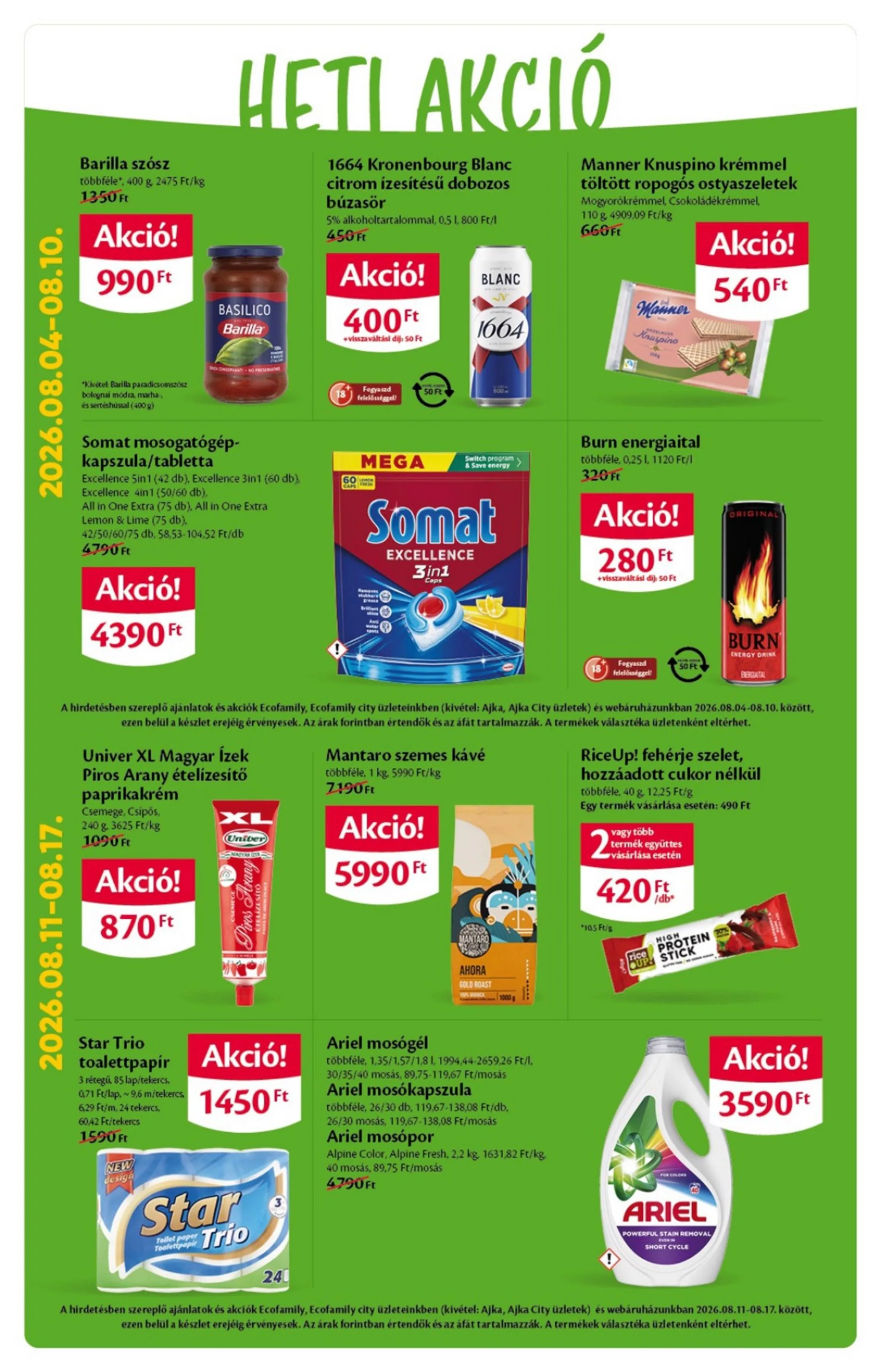 EcoFamily akciós újság 08.04–08.16 – 6. oldal