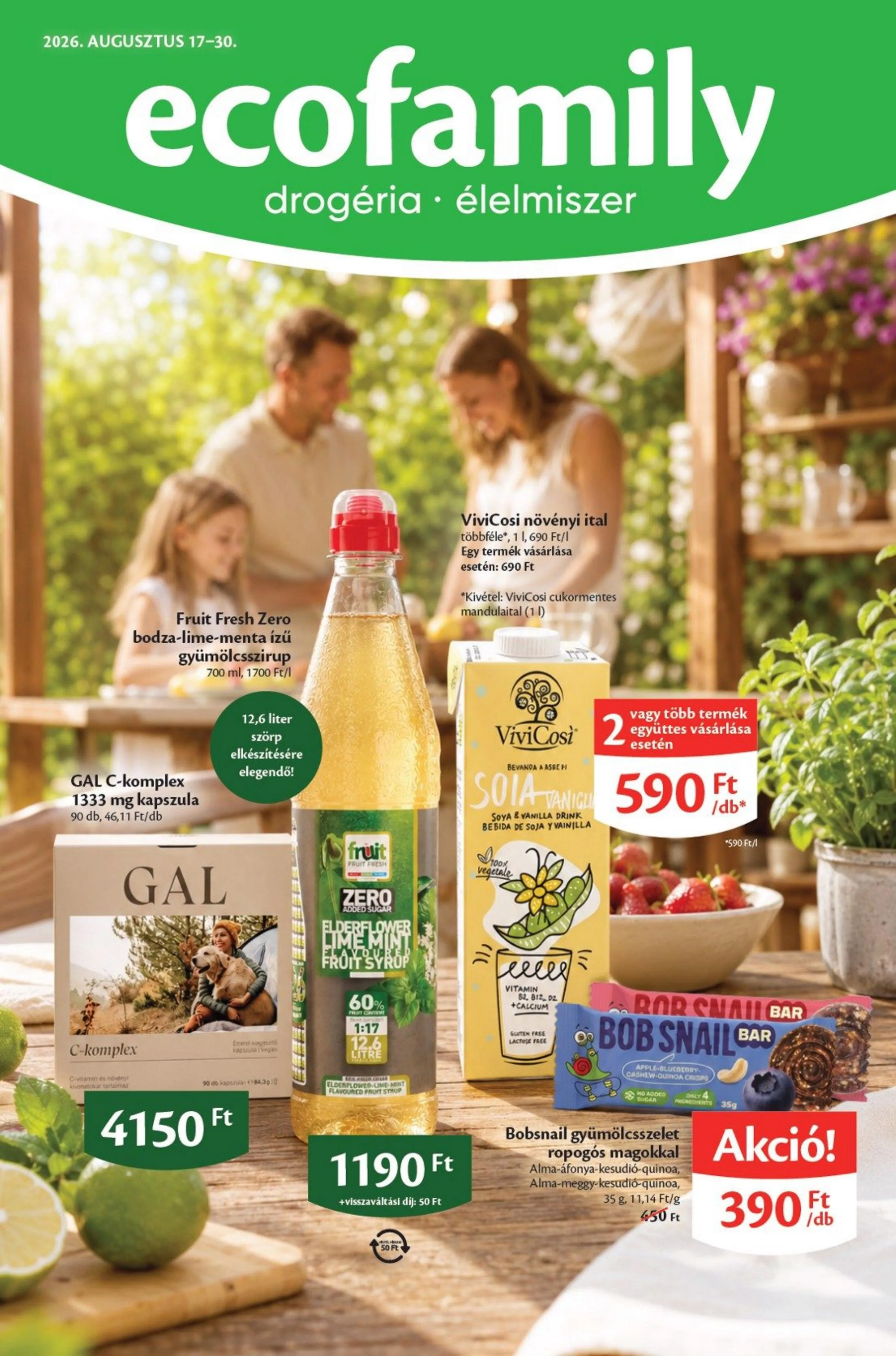 EcoFamily akciós újság 08.17–08.30