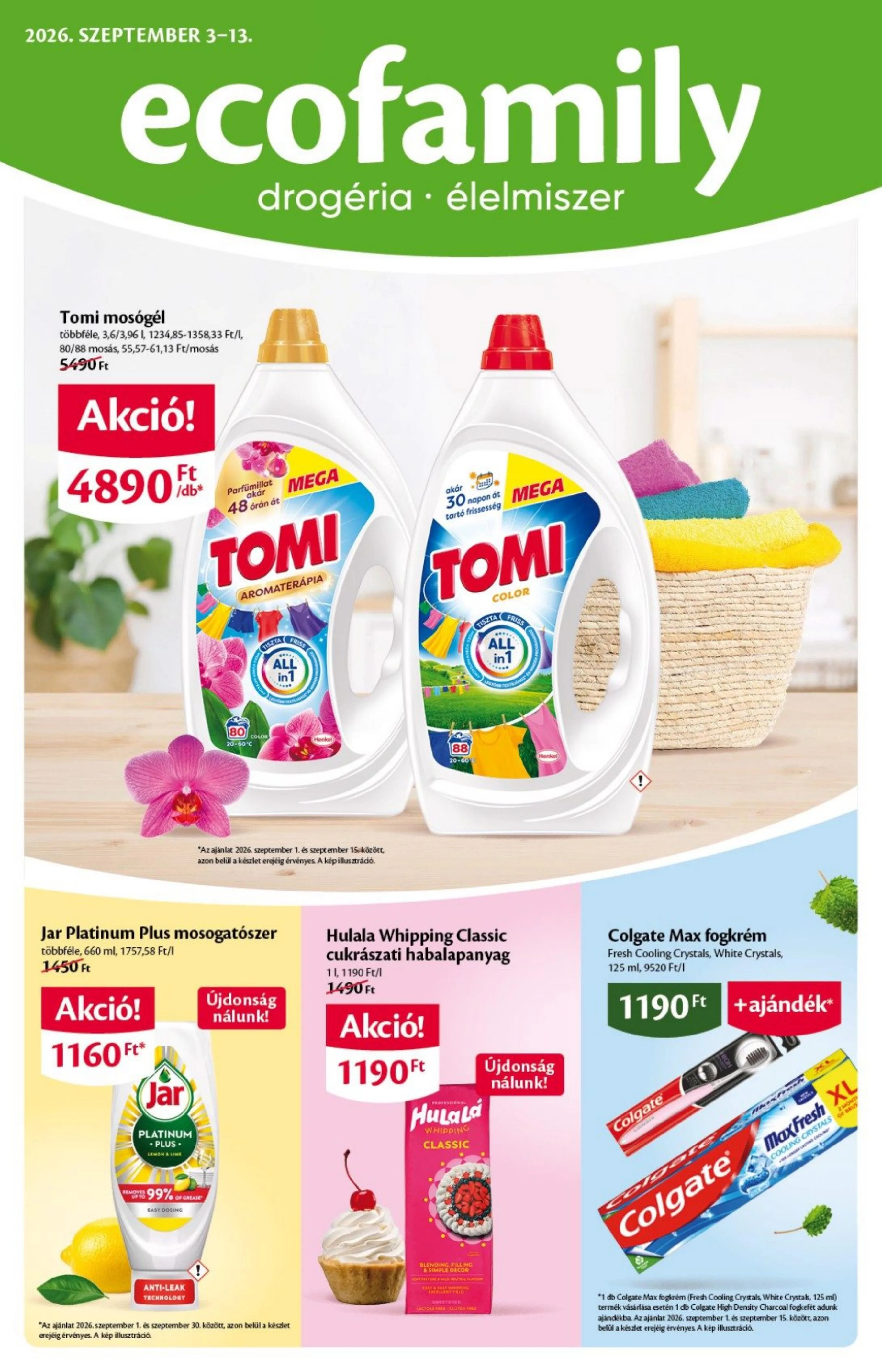 EcoFamily akciós újság 09.03–09.13